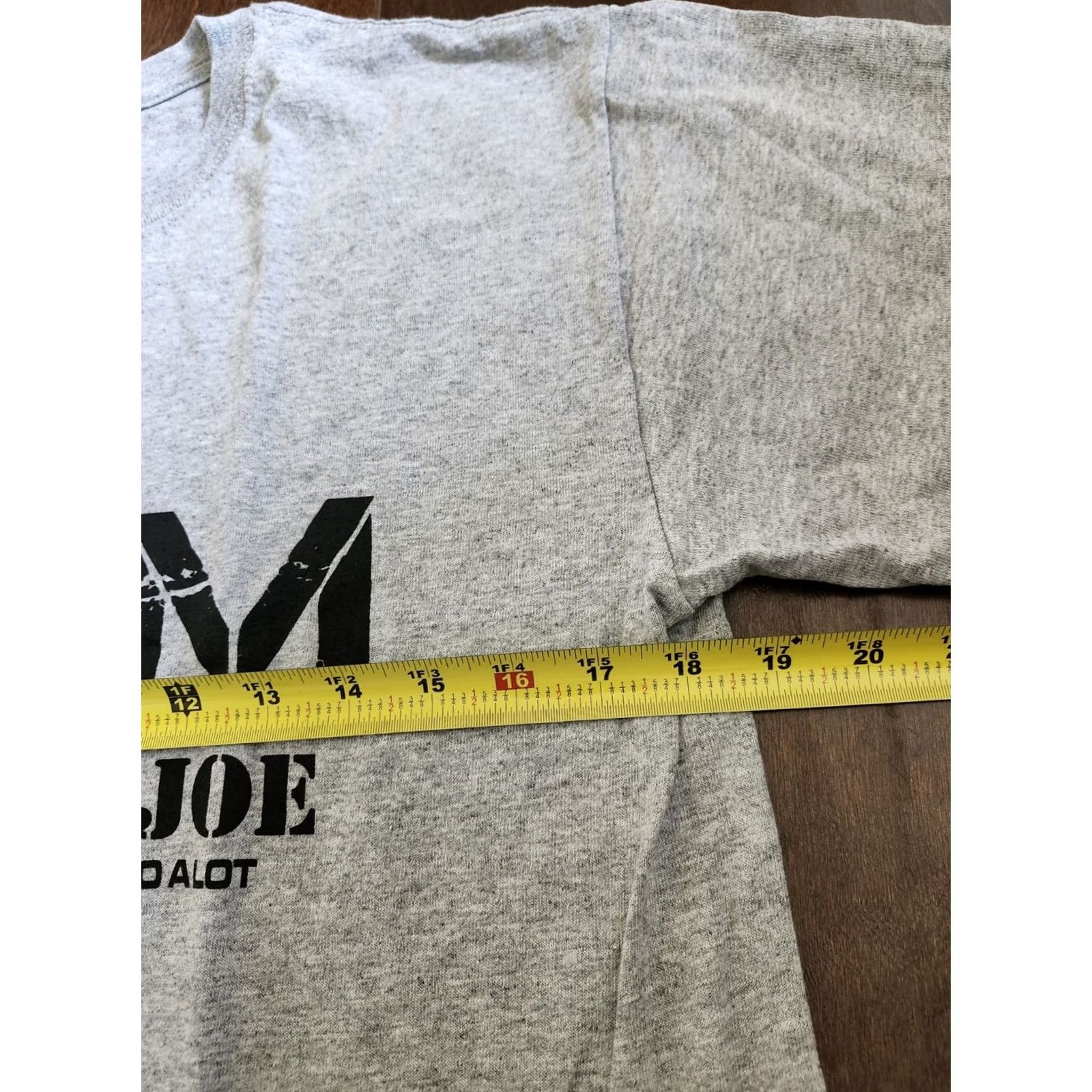 Vintage Crons Men's T-Shirt Shirt GI JOE Crew Neck Short Sleeve Gray M Military Vintage No Size US M / EU 48-50 / 2 - 6 Thumbnail