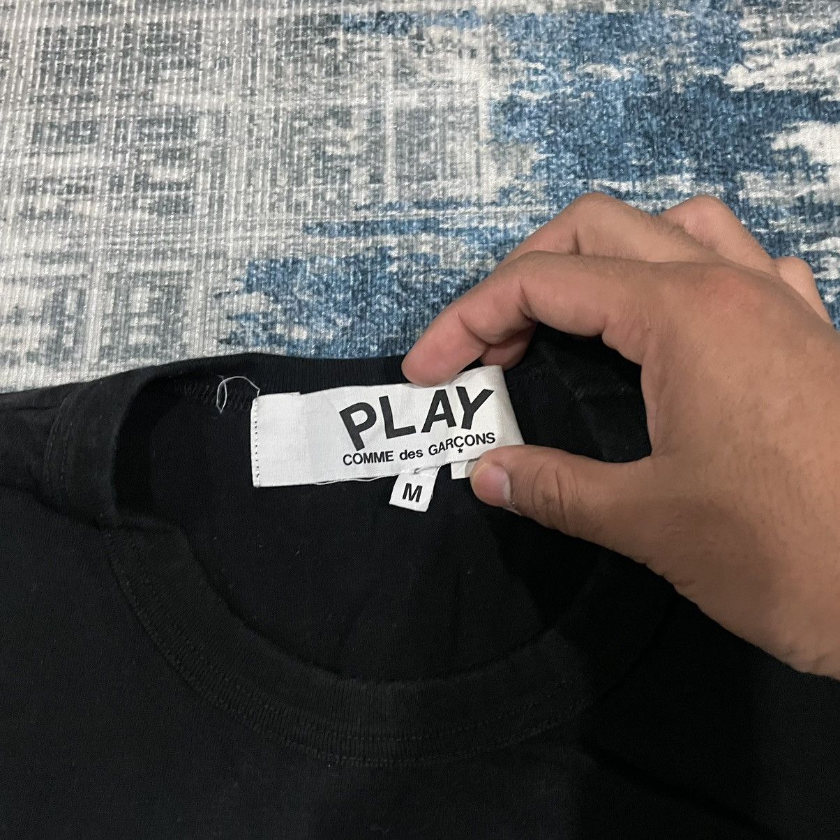 Comme des Garcons Comme Des Garçons Play Heart Logo cotton T-shirt Size US M / EU 48-50 / 2 - 5 Thumbnail
