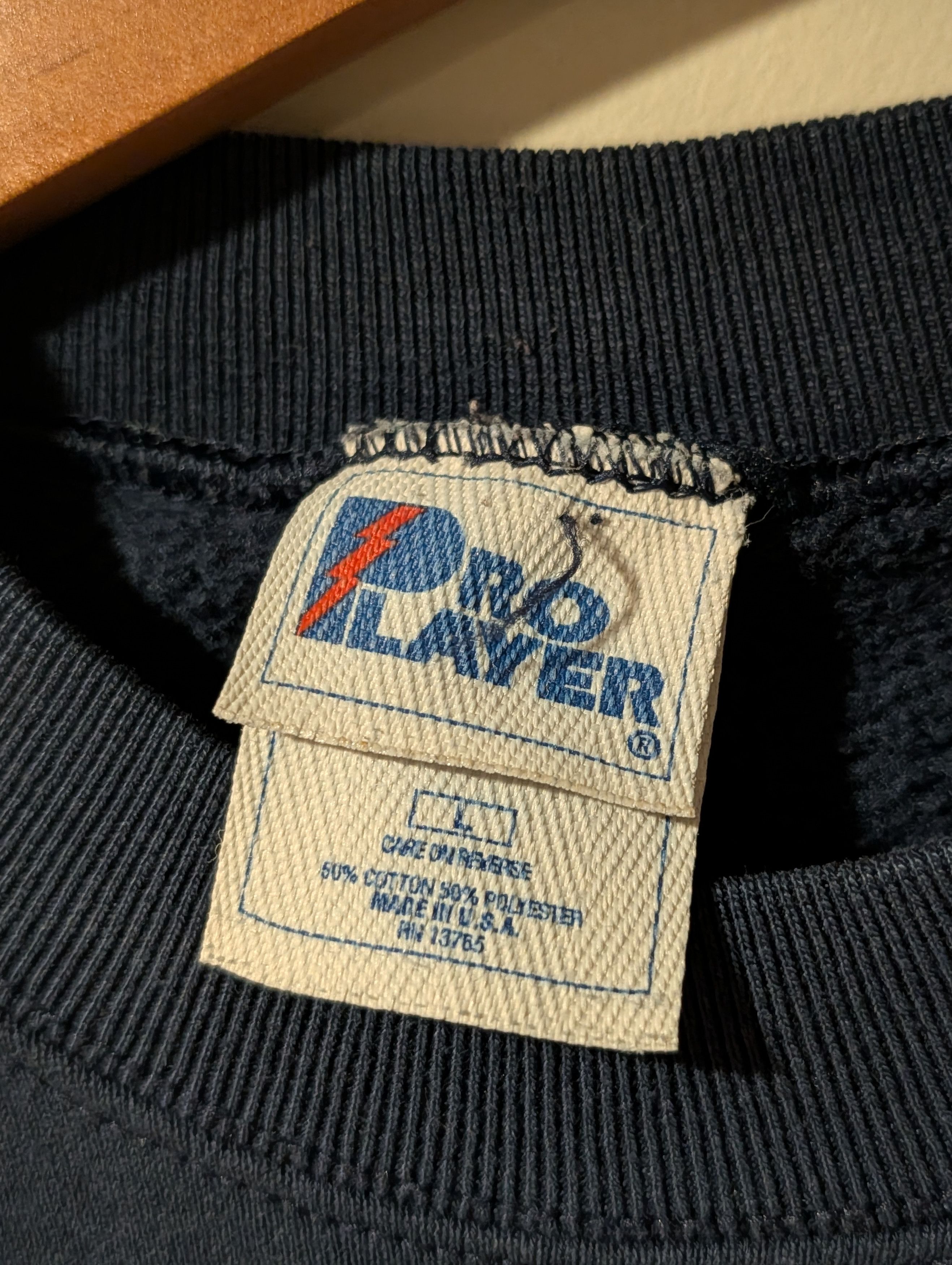 NFL Vintage 90s Pro Player Denver Broncos NFL Sweatshirt Size US L / EU 52-54 / 3 - 3 Thumbnail