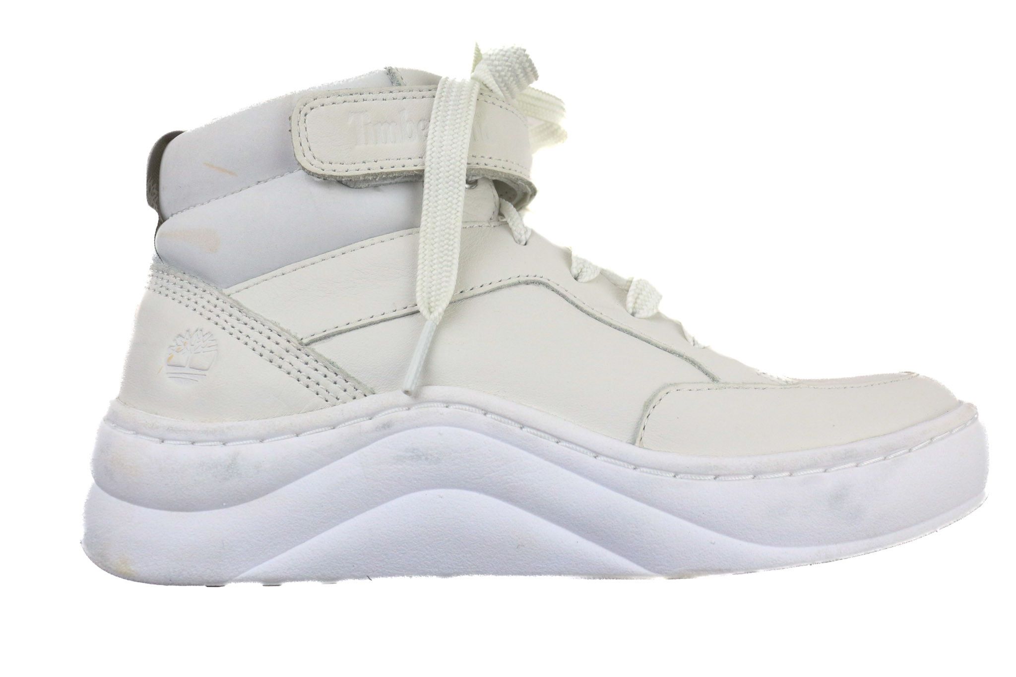 Timberland A1ZXC UK White Leather ReBOTL 4 79629 Size US 6 / IT 36 - 16 Thumbnail