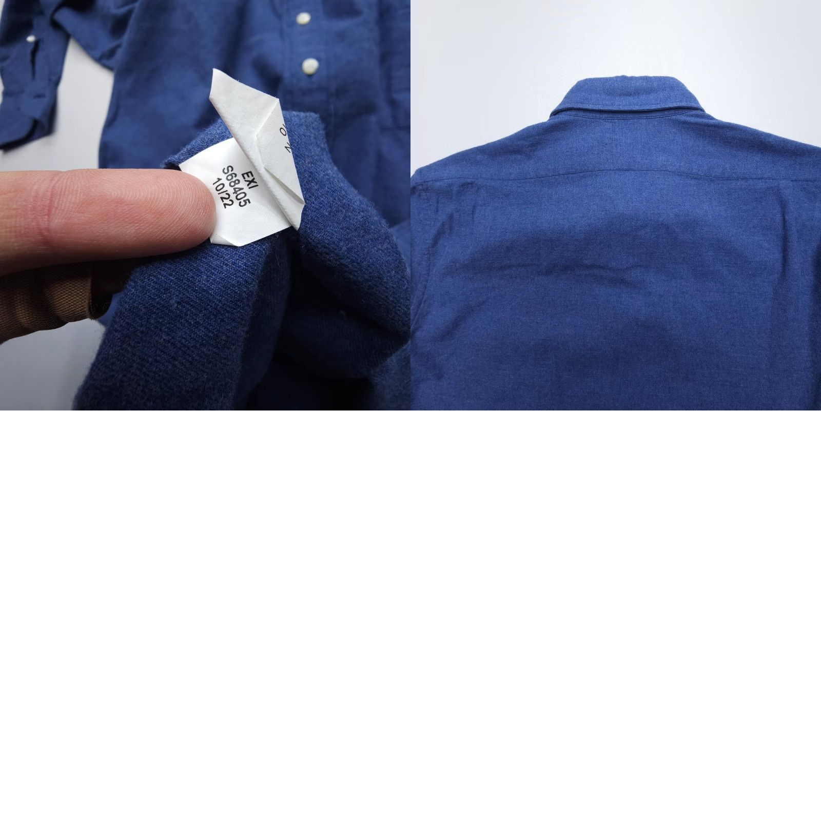 Sid Mashburn Sid Mashburn Shirt Mens Small Blue Long Sleeve Flannel Button Down Cotton Size US S / EU 44-46 / 1 - 9 Thumbnail
