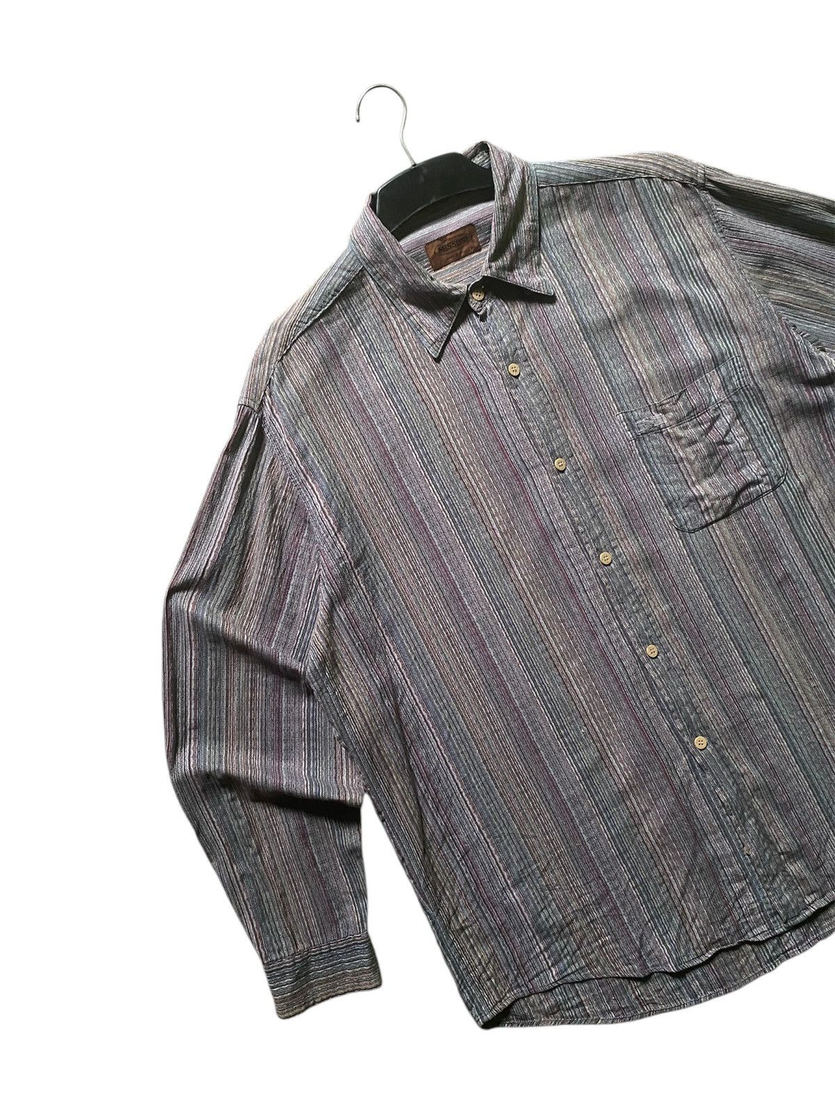 Missoni × Vintage Vintage missoni shirt Size US XL / EU 56 / 4 - 2 Thumbnail