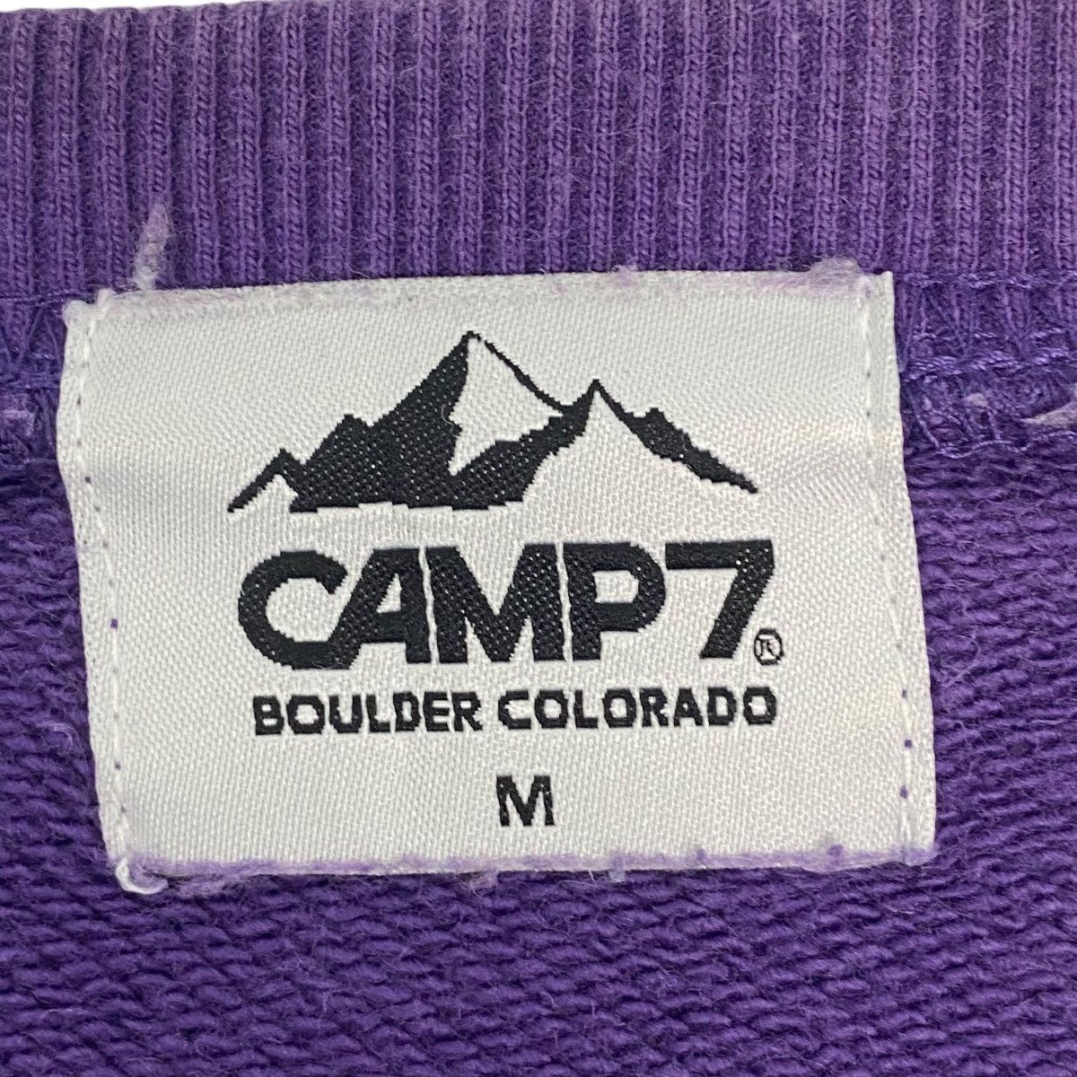 Vintage Vintage Camp7 Sweatshirt Crewneck Big Logo Back Hit Purple Size US M / EU 48-50 / 2 - 7 Thumbnail