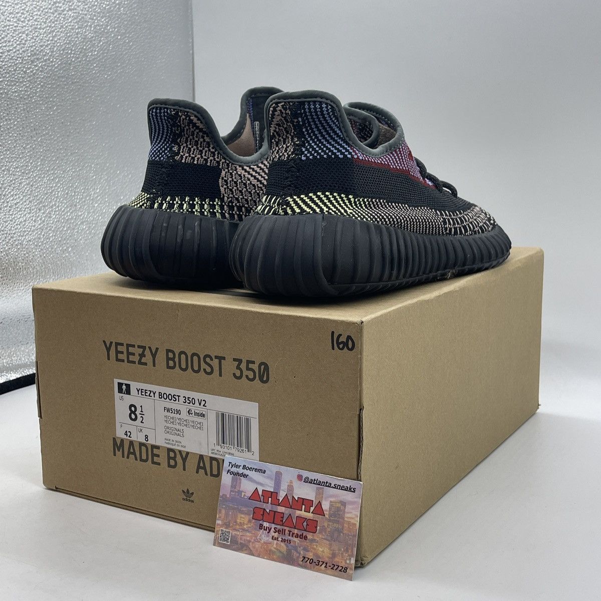Adidas Yeezy boost 350 yeecheil non reflective Size US 8.5 / EU 41-42 - 5 Thumbnail