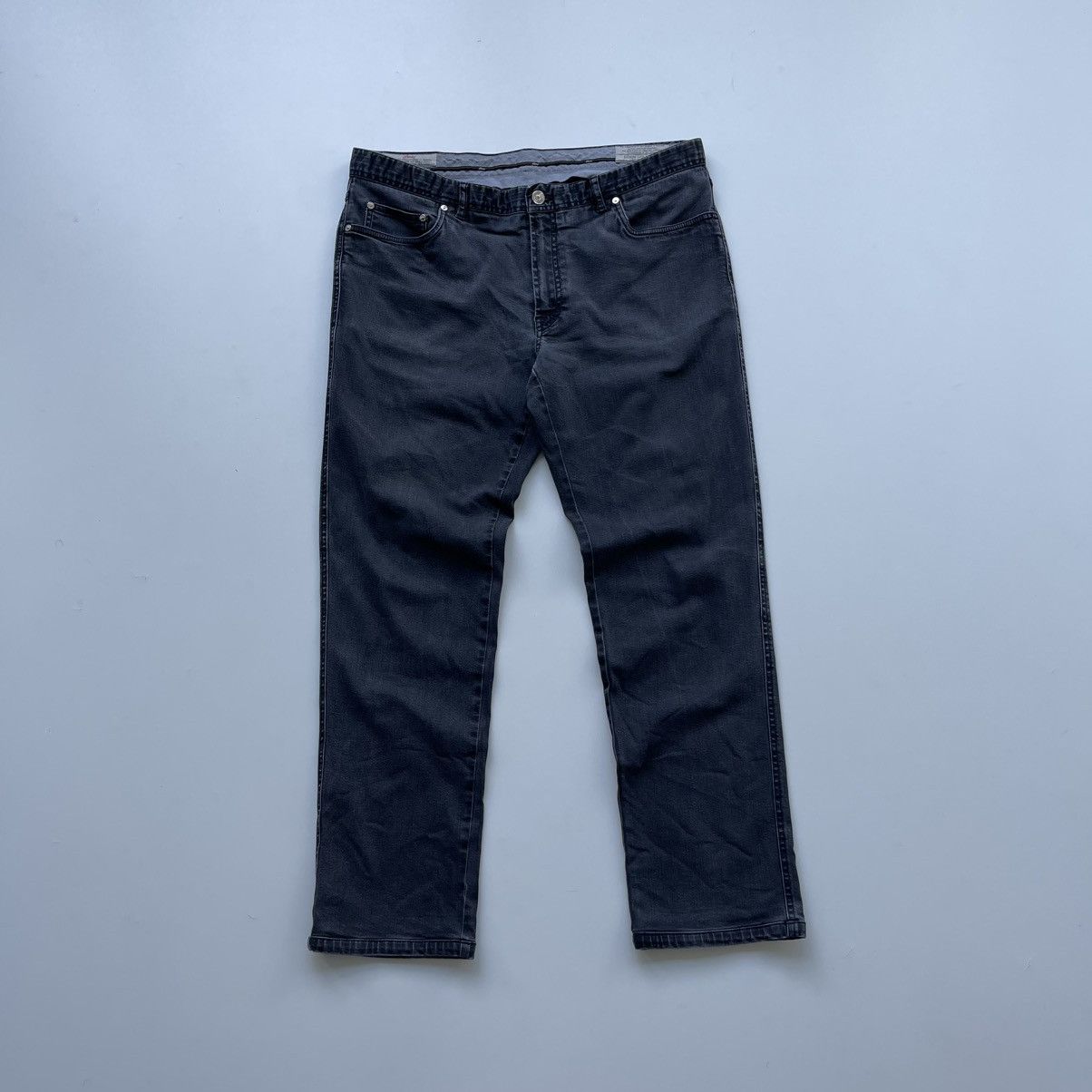 Brioni Brioni Stelvio HandMade Tailored Denim Jeans Grey Size US 36 / EU 52 - 1 Thumbnail