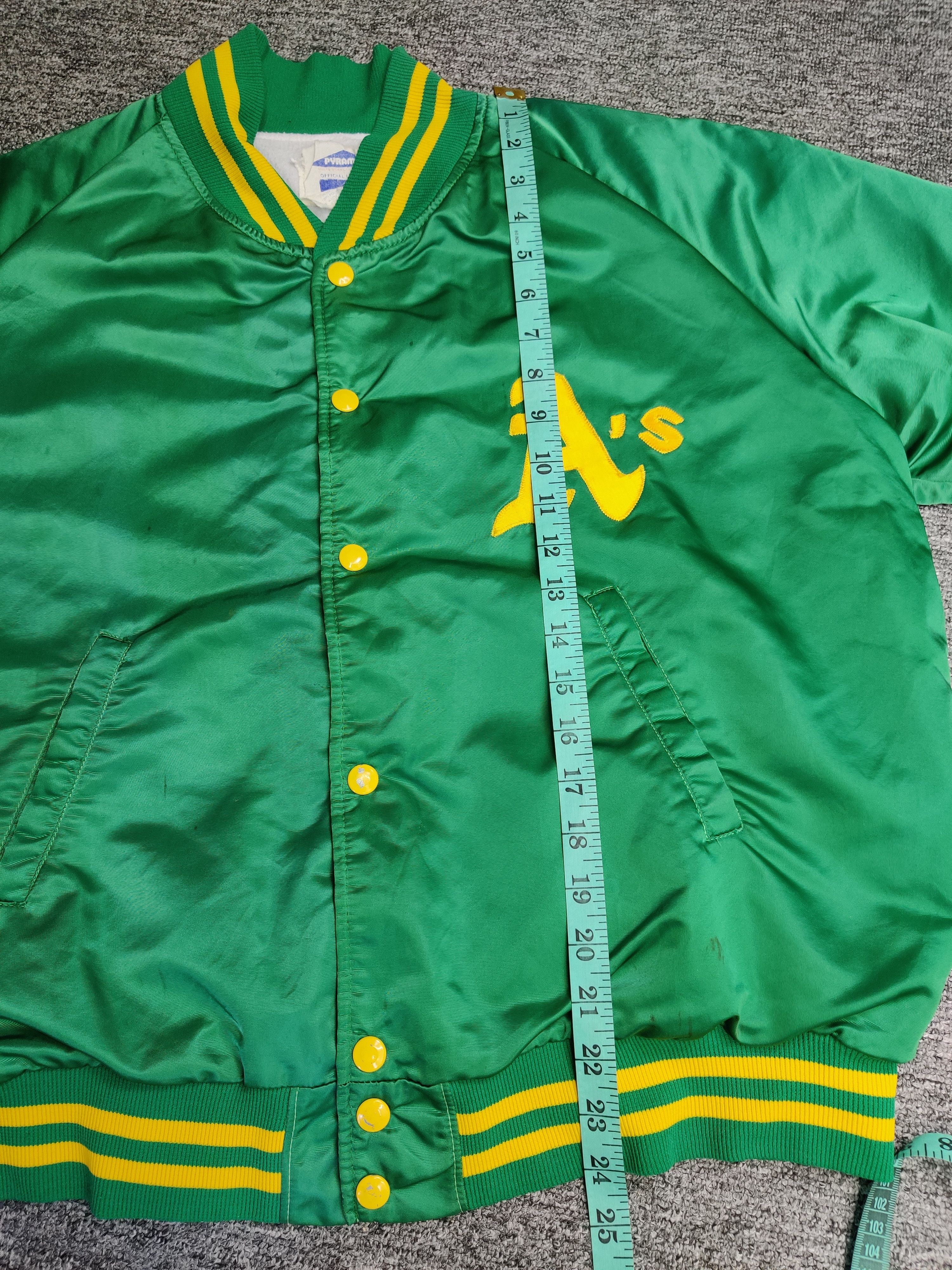 MLB Vintage 80s Oakland Baseball MLB Varsity Jacket Size US L / EU 52-54 / 3 - 10 Thumbnail