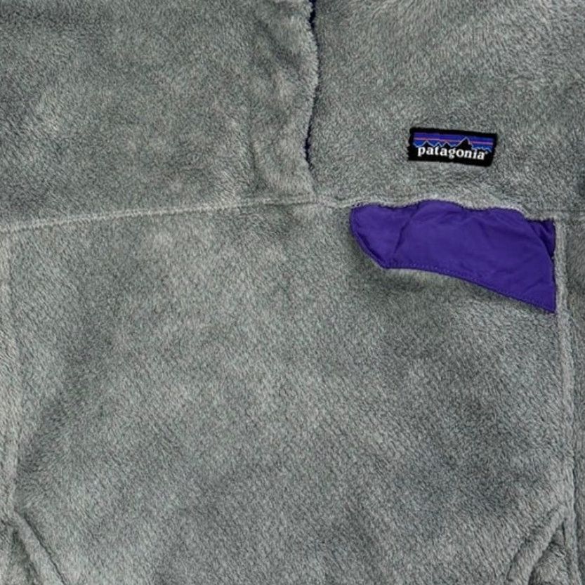 Patagonia Patagonia Women's Re-Tool Snap-T Pullover Gray Purple Size M Size M / US 6-8 / IT 42-44 - 4 Thumbnail