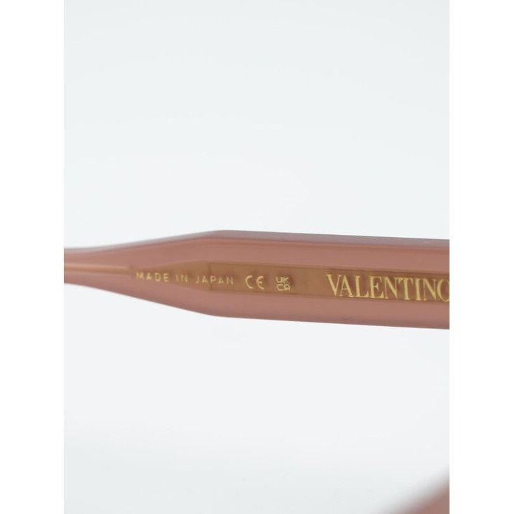 Valentino Valentino V-ESSENTIAL-V VLX-163C Eyeglasses Pink 48mm Square Size ONE SIZE - 10 Thumbnail