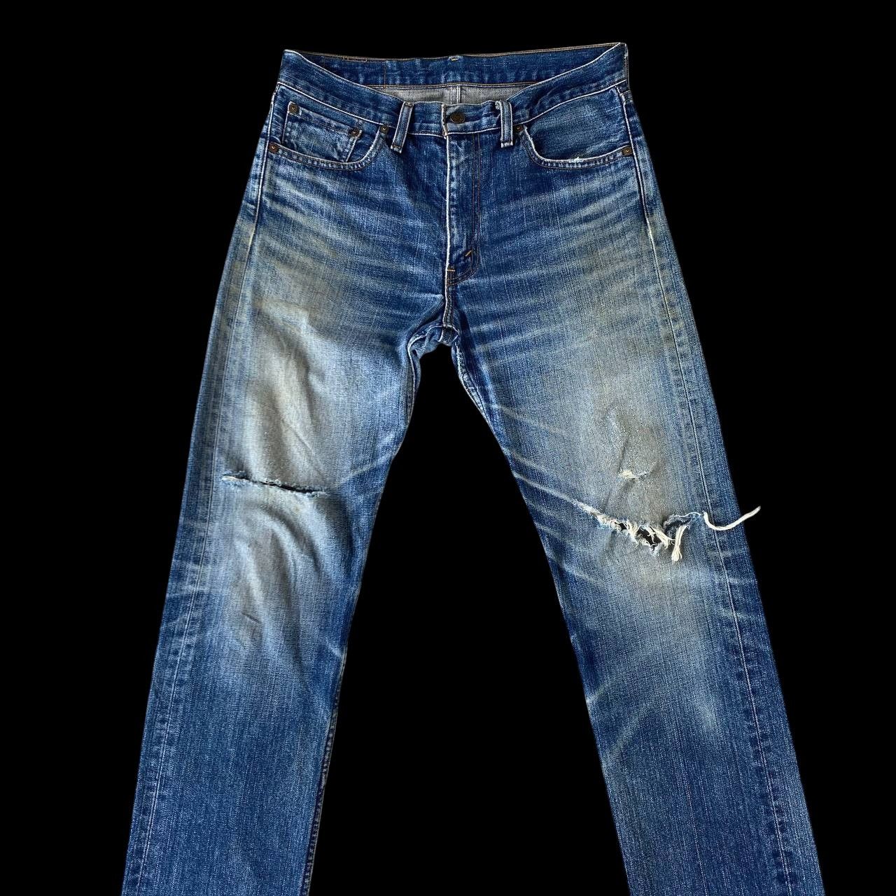 Levi's VINTAGE LEVIS 505 JAPAN DISTRESSED DENIM W32X33 Size US 32 / EU 48 - 3 Thumbnail