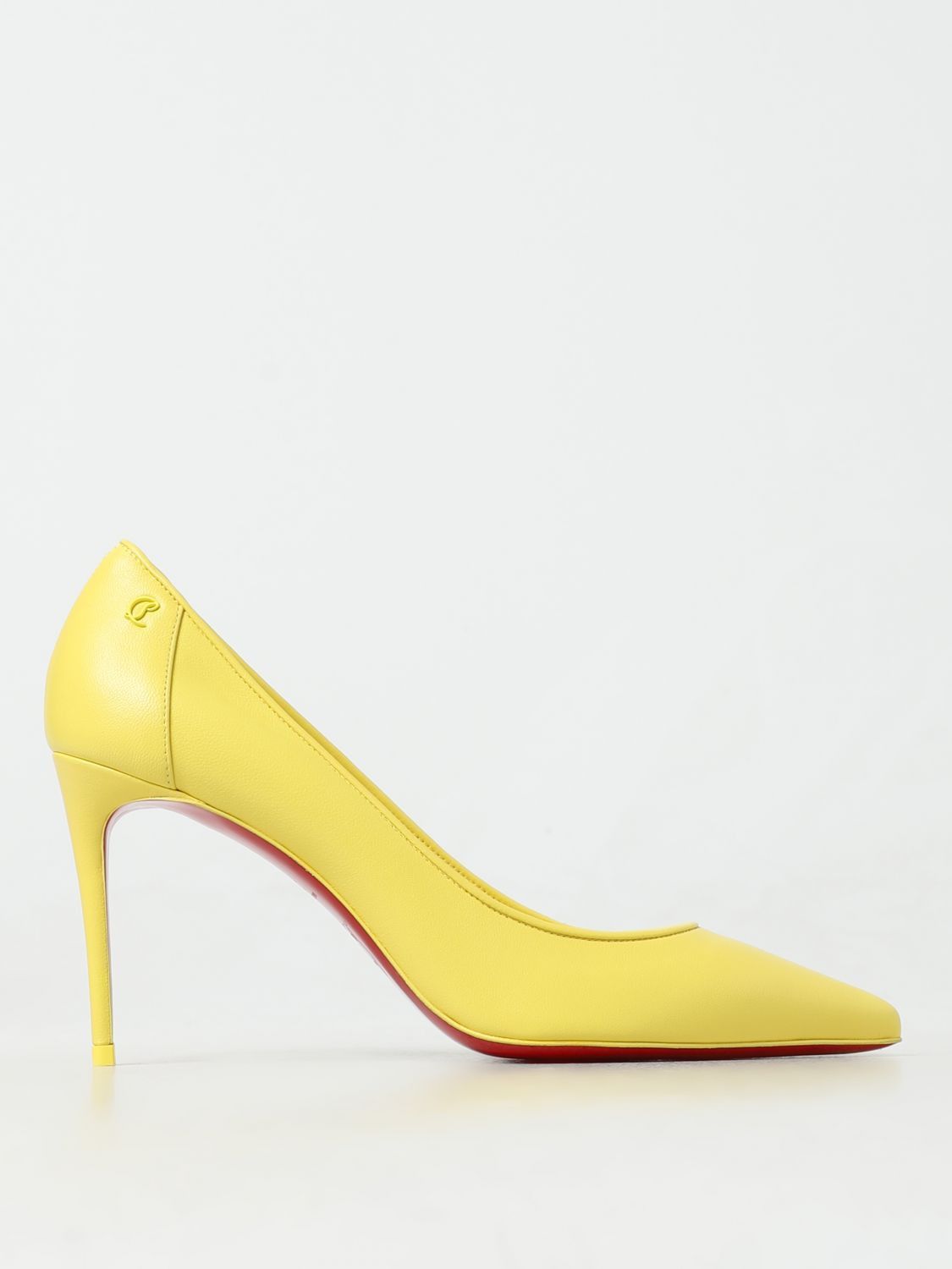 image of Christian Louboutin High Heel Shoes Woman Yellow, Women's (Size 9)