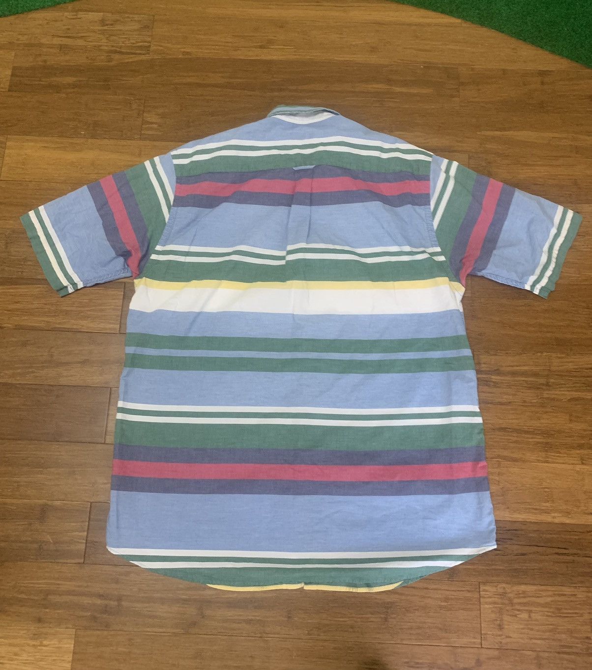 Nautica × Vintage Vintage Nautica Striped Button Up Shirt Size US L / EU 52-54 / 3 - 5 Thumbnail