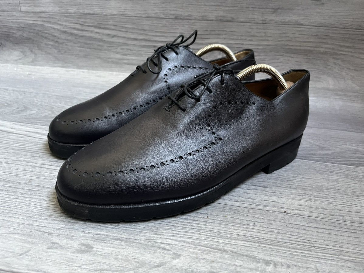 Berluti Berluti patina alesandro black leather oxford shoes uk 8 Size US 9 / EU 42 - 1 Thumbnail