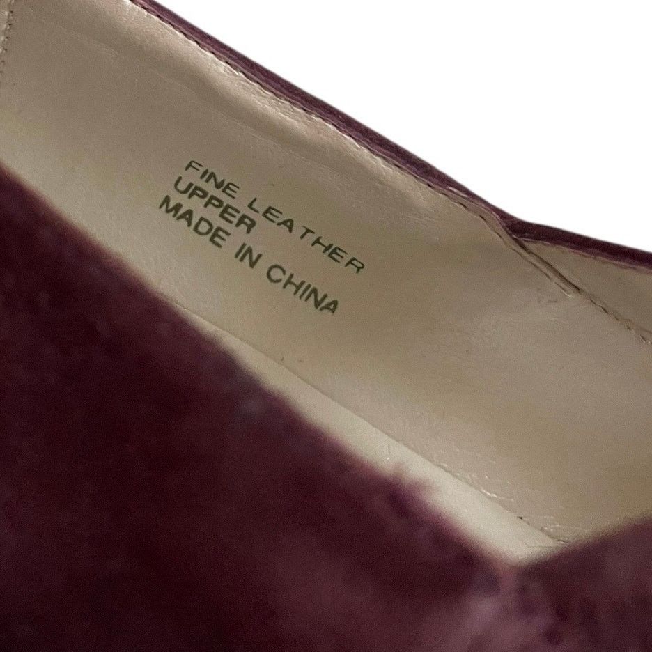 Vintage KIKIT Vintage Beauregard 2 Chianti Suede Leather Bow Heels Size US 6 / IT 36 - 8 Thumbnail