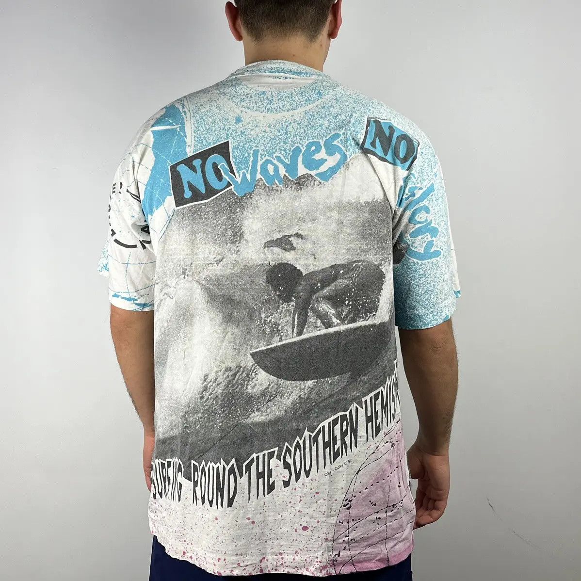Body Glove Vintage Surf style Tshirt 92 no wave no glory Size US L / EU 52-54 / 3 - 2 Thumbnail