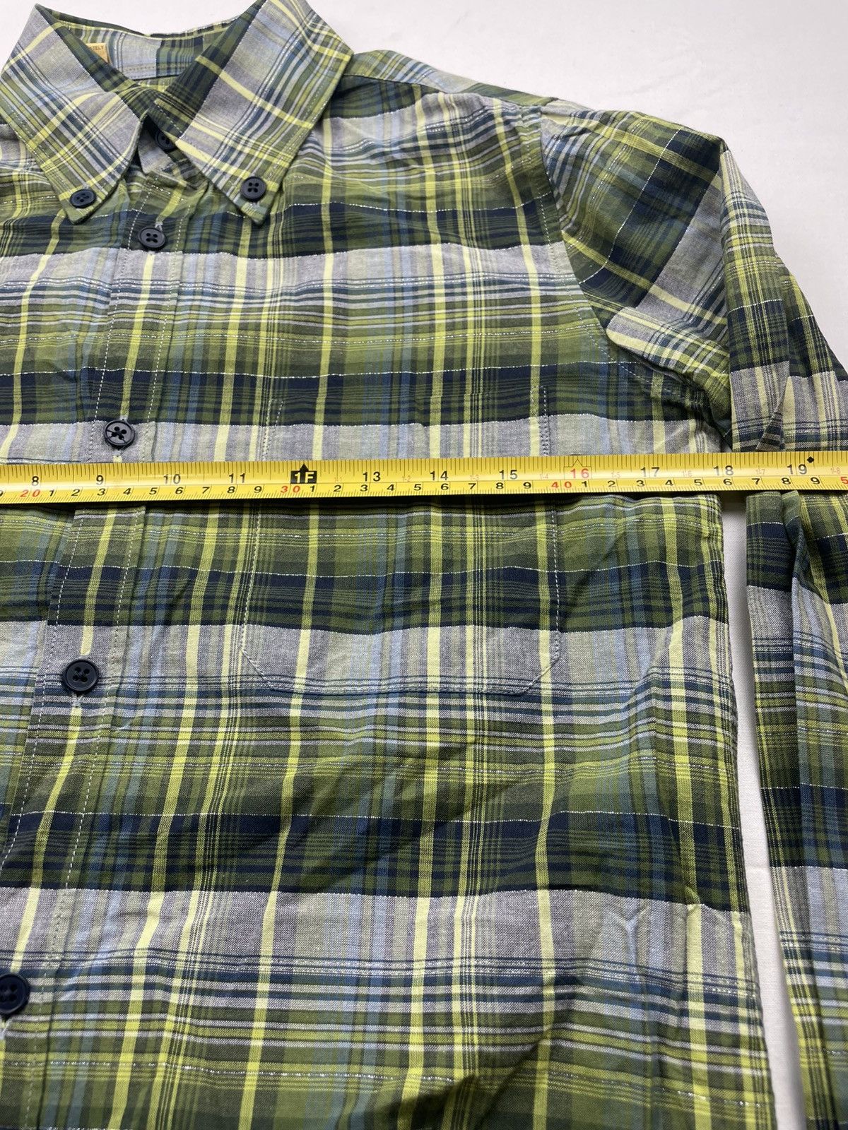 A.P.C. A.P.C Madras Check Long Sleeved Shirt Size M / US 6-8 / IT 42-44 - 6 Thumbnail