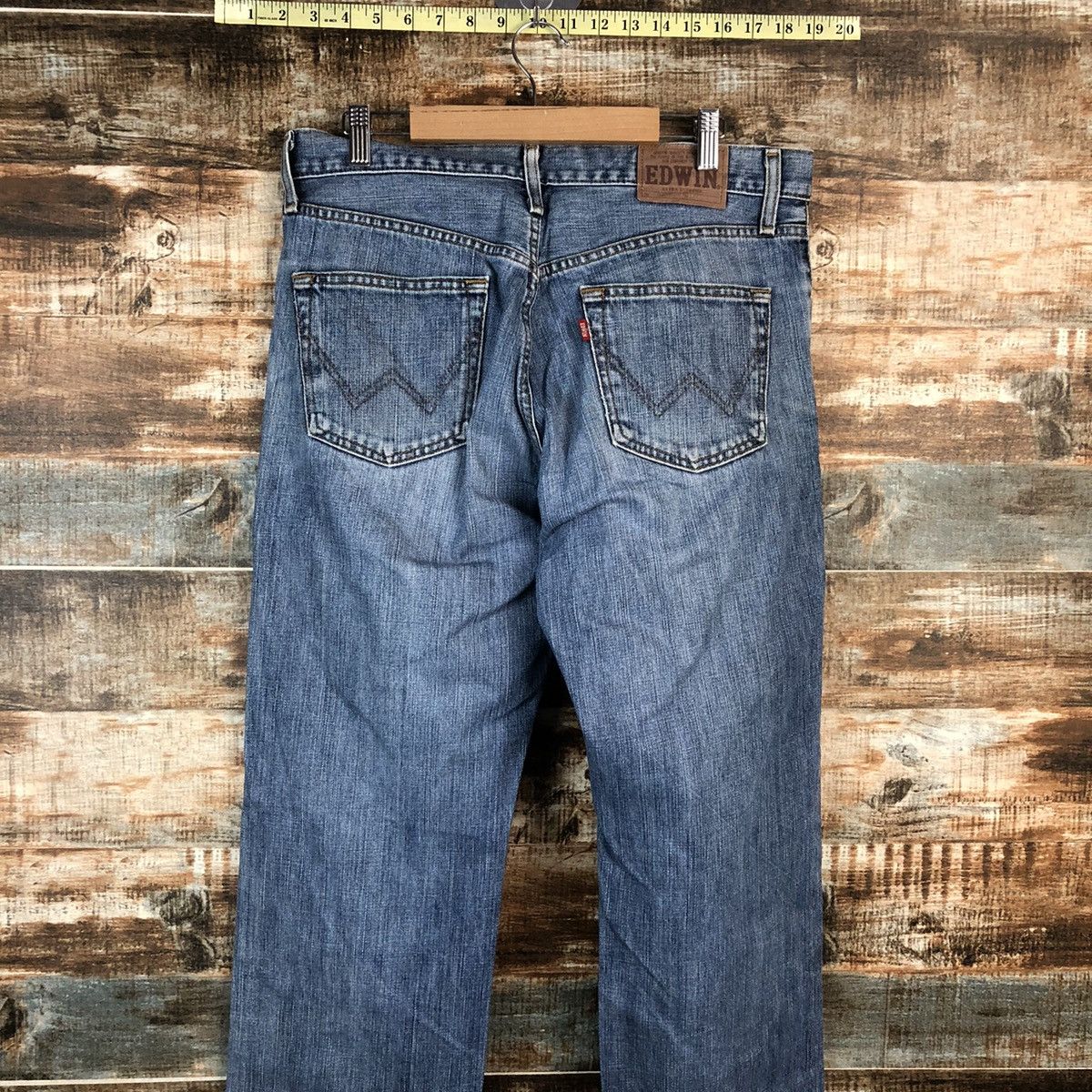 Edwin DL Edwin Japan vintage Blue Denim Pants #C186 Size US 33 - 13 Thumbnail
