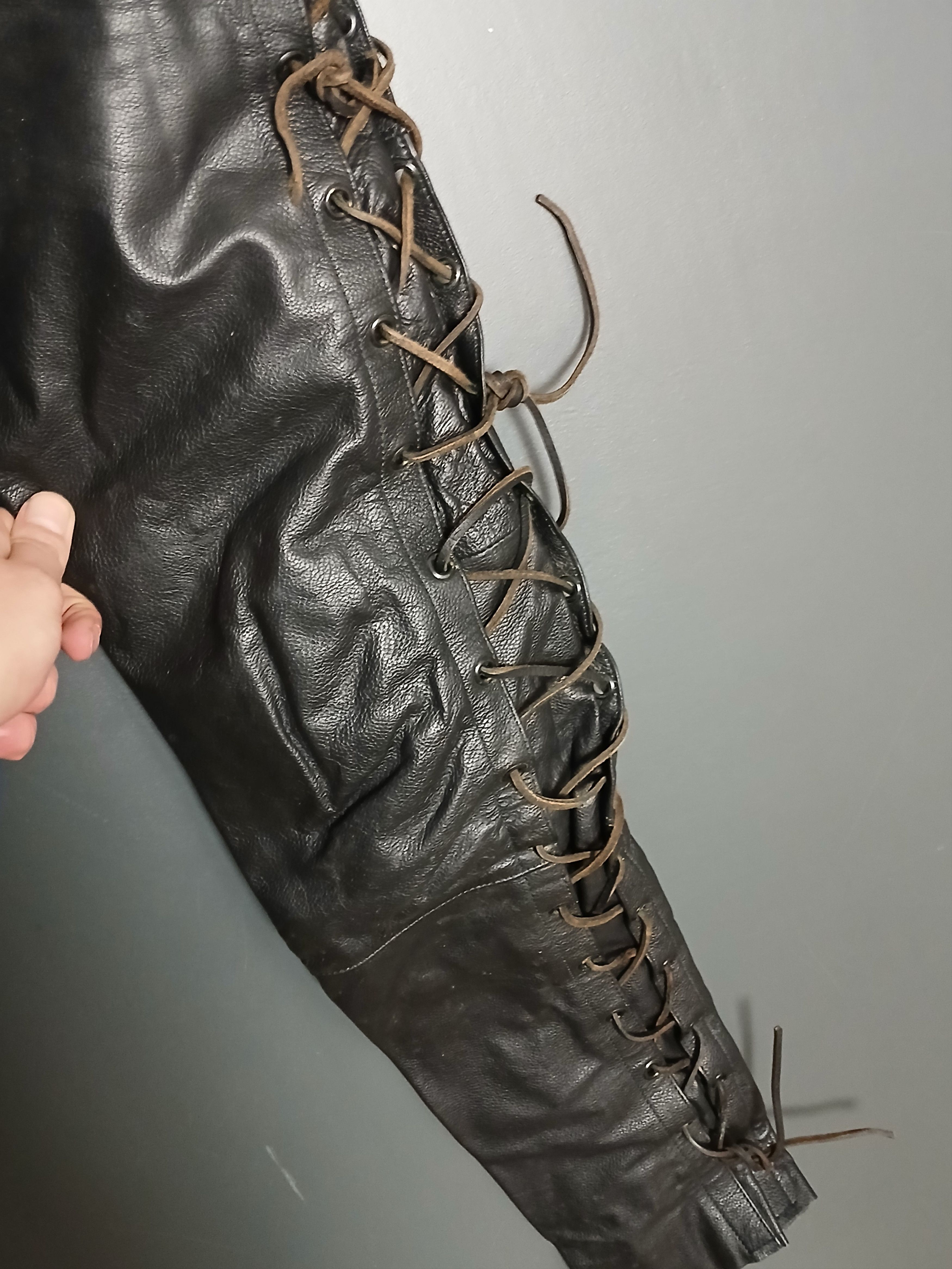 Leather Vintage Takai Leather Pants Size US 38 / EU 54 - 8 Thumbnail