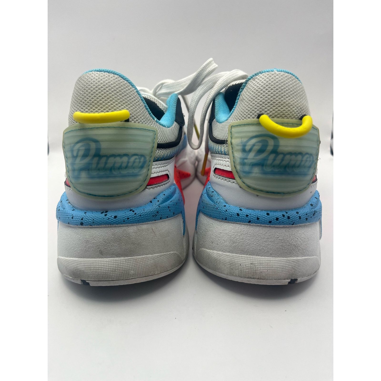 Puma Puma RSX Airbrush Jr White Red Blue Orange Running Shoes 6C Size US 6 / EU 39 - 6 Thumbnail