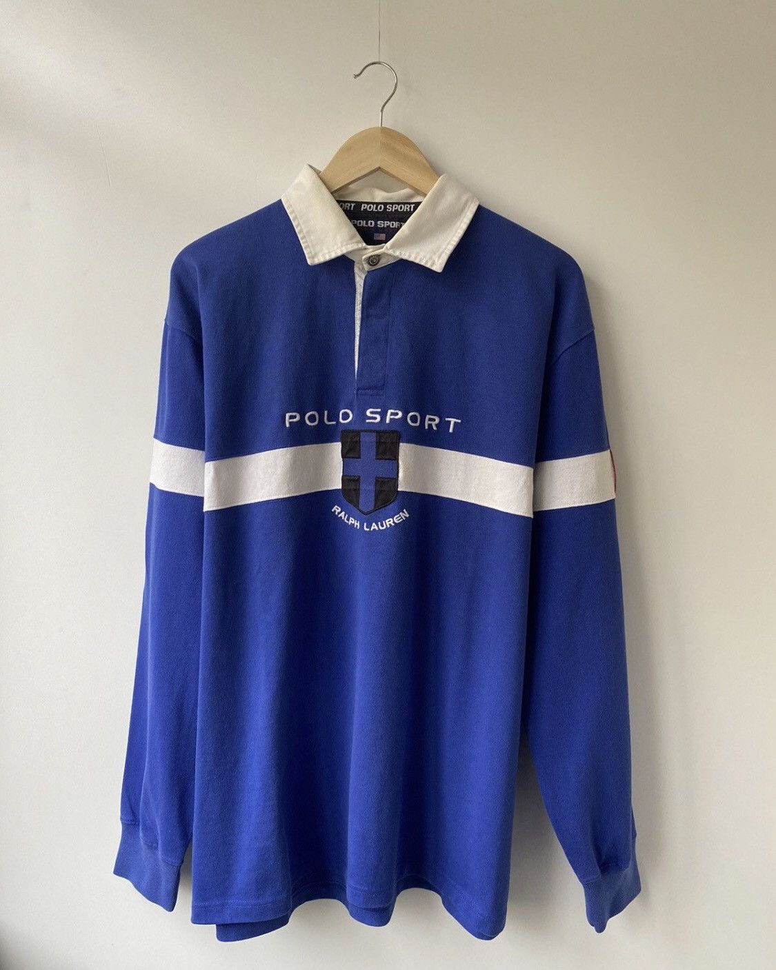 🏉 Vintage 90s Polo Sport Ralph Lauren Rugby rare retro Y2K