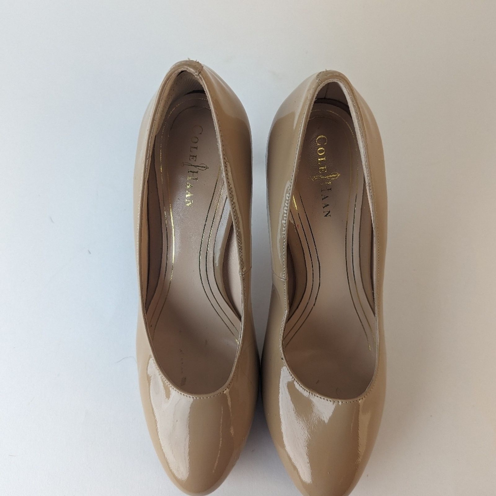 Nike Cole Haan x Nike Air Nude Patent Leather Platform Heels / 7 Size US 7 / IT 37 - 6 Thumbnail