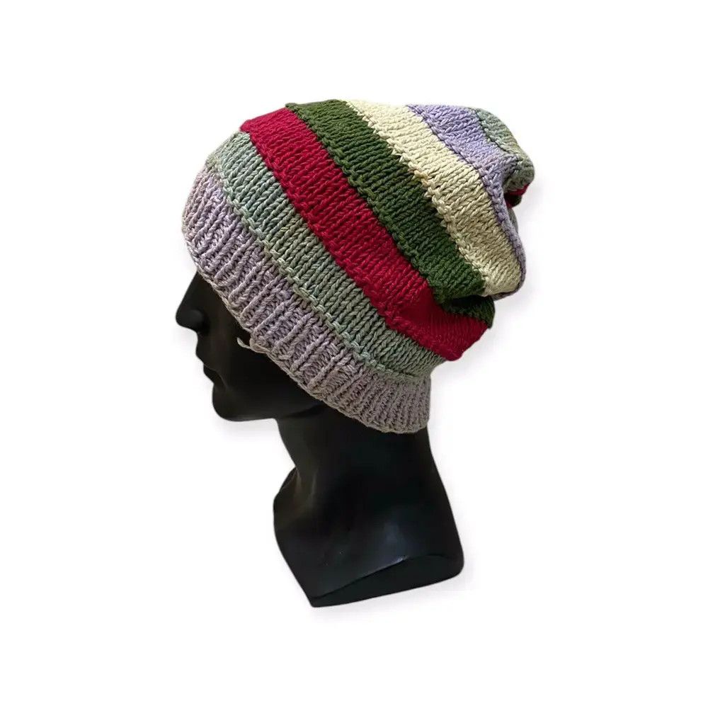 Japanese Brand Japanese Brand Rare Design Knit Beanie Hat Size ONE SIZE - 1 Thumbnail