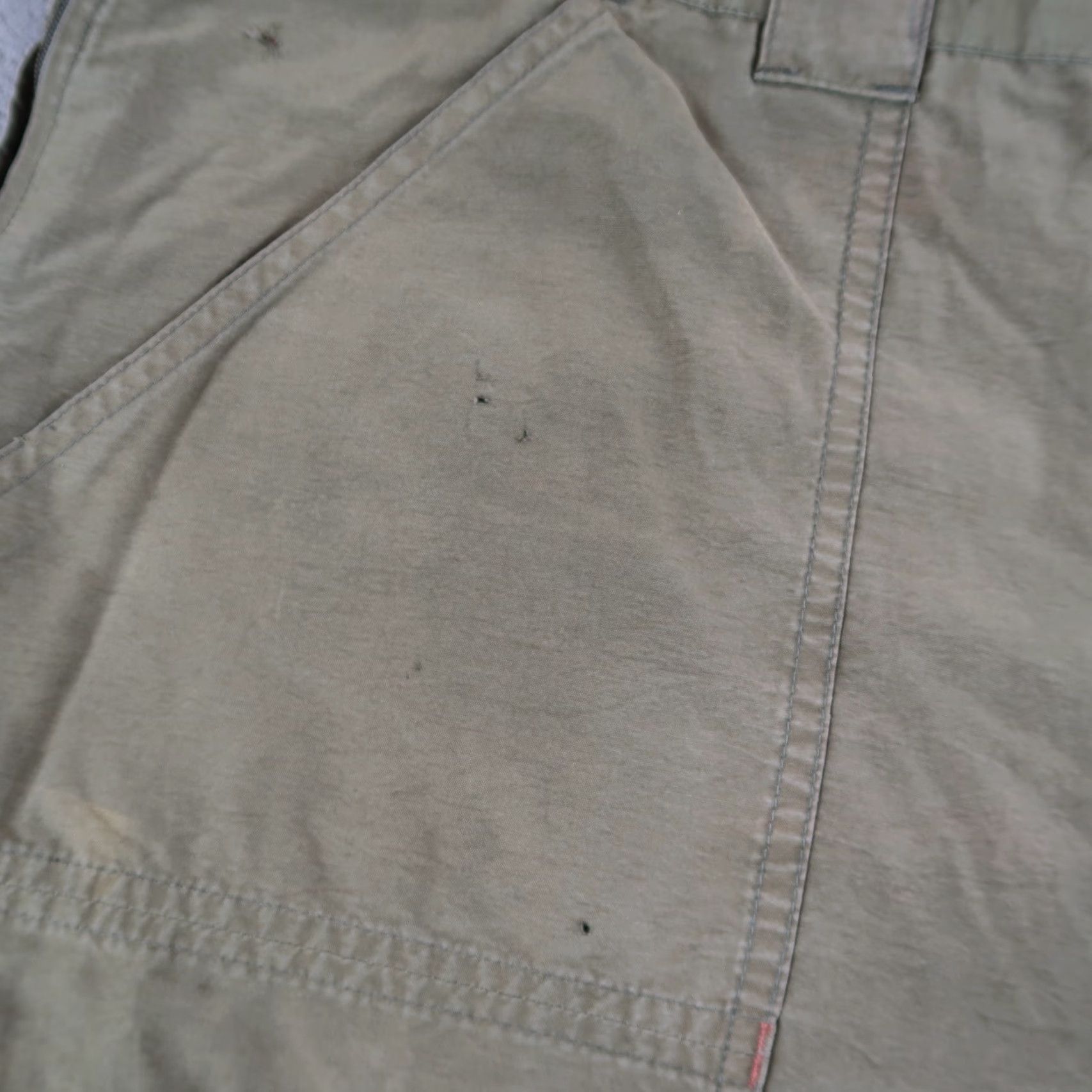 Lee VINTAGE Lee Pants Baggy Wide-Leg Nylon Green 36x30 Men’s 90s Y2K Logo accents Size US 36 / EU 52 - 5 Thumbnail