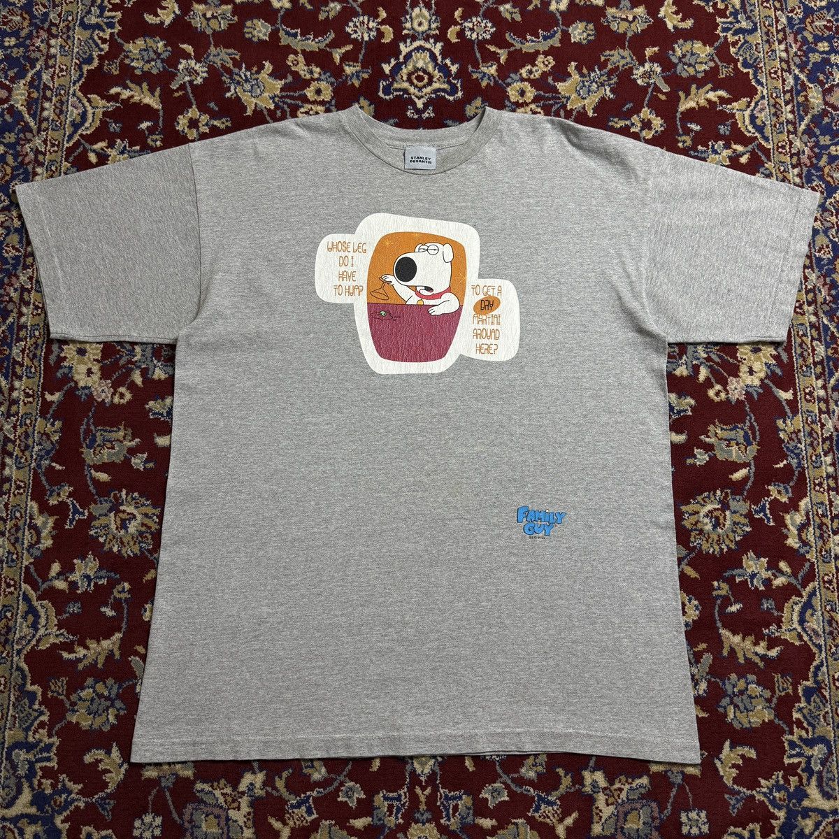 Cartoon Network 1999 Family Guy Brian Griffin promo movie anime tee 90s y2k Size US XL / EU 56 / 4 - 3 Thumbnail