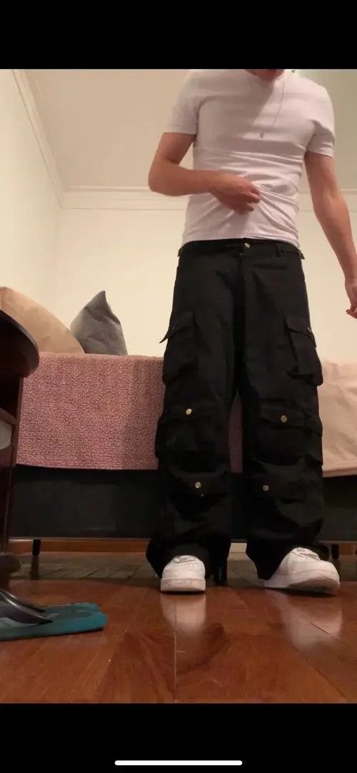 Designer Cargo Pants Multi-pockets Size US 34 / EU 50 - 5 Thumbnail