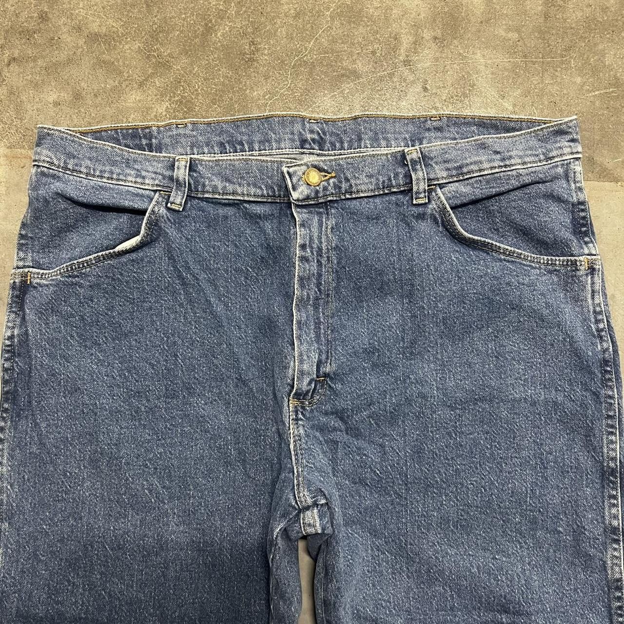 Japanese Brand × Vintage Vintage Y2K Workwear Style Medium Wash Denim Jeans! Size US 38 / EU 54 - 4 Thumbnail