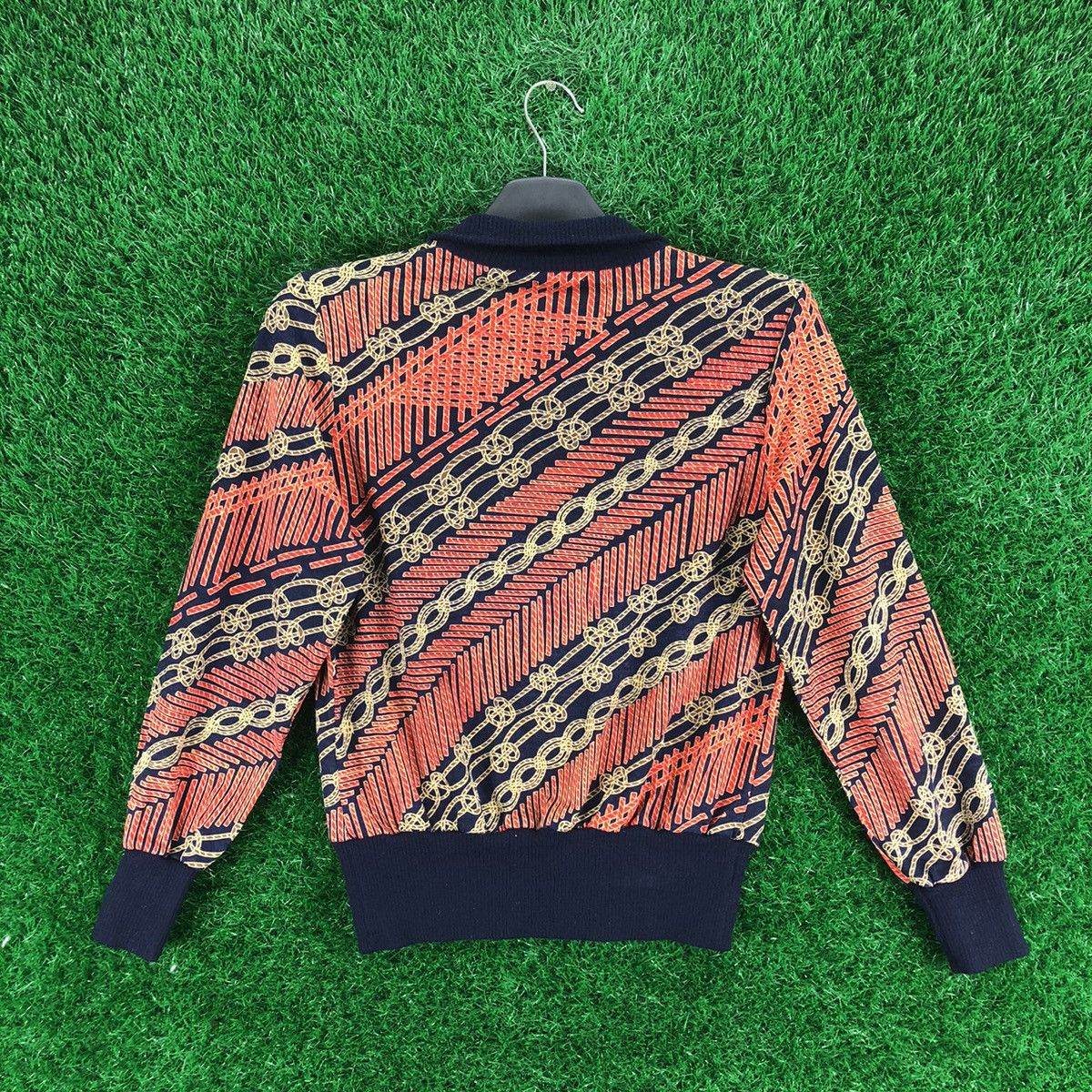 Japanese Brand × Vintage Vintage 90's Zipper Jacket Fullprint by President Size XS / US 0-2 / IT 36-38 - 4 Thumbnail