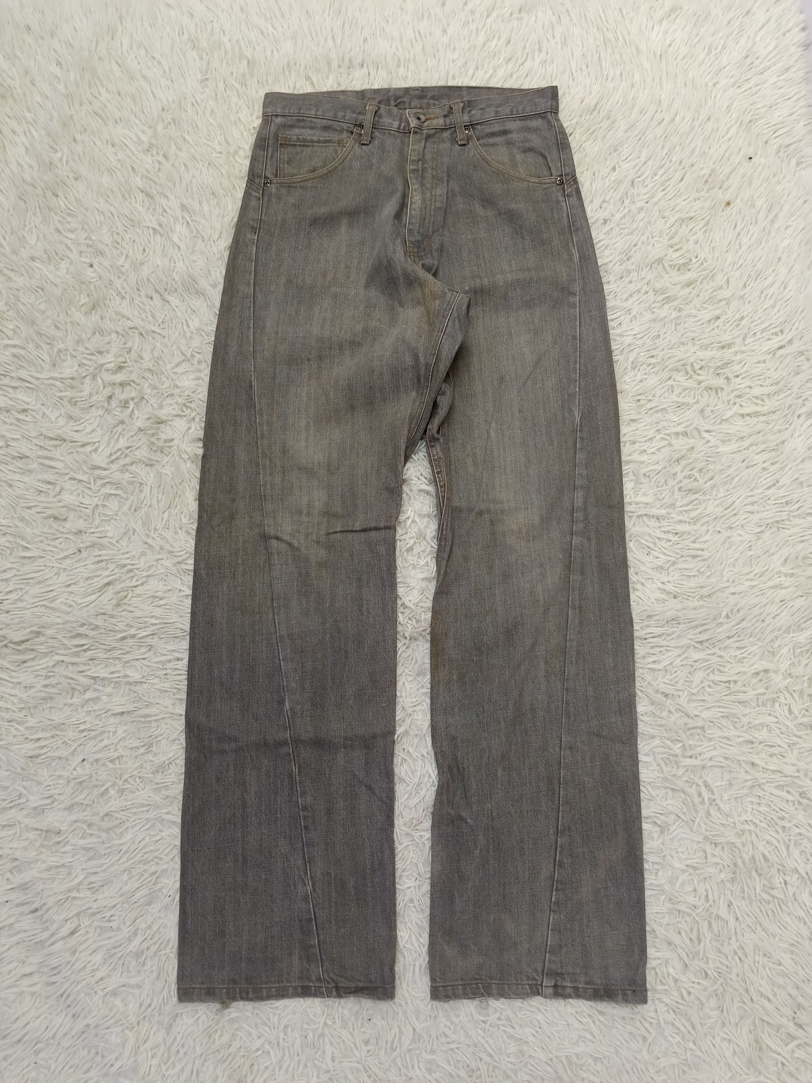 Japanese Brand BAGGY PANTS TWIST FULLUP DISTRESSED Size US 31 - 1 Thumbnail