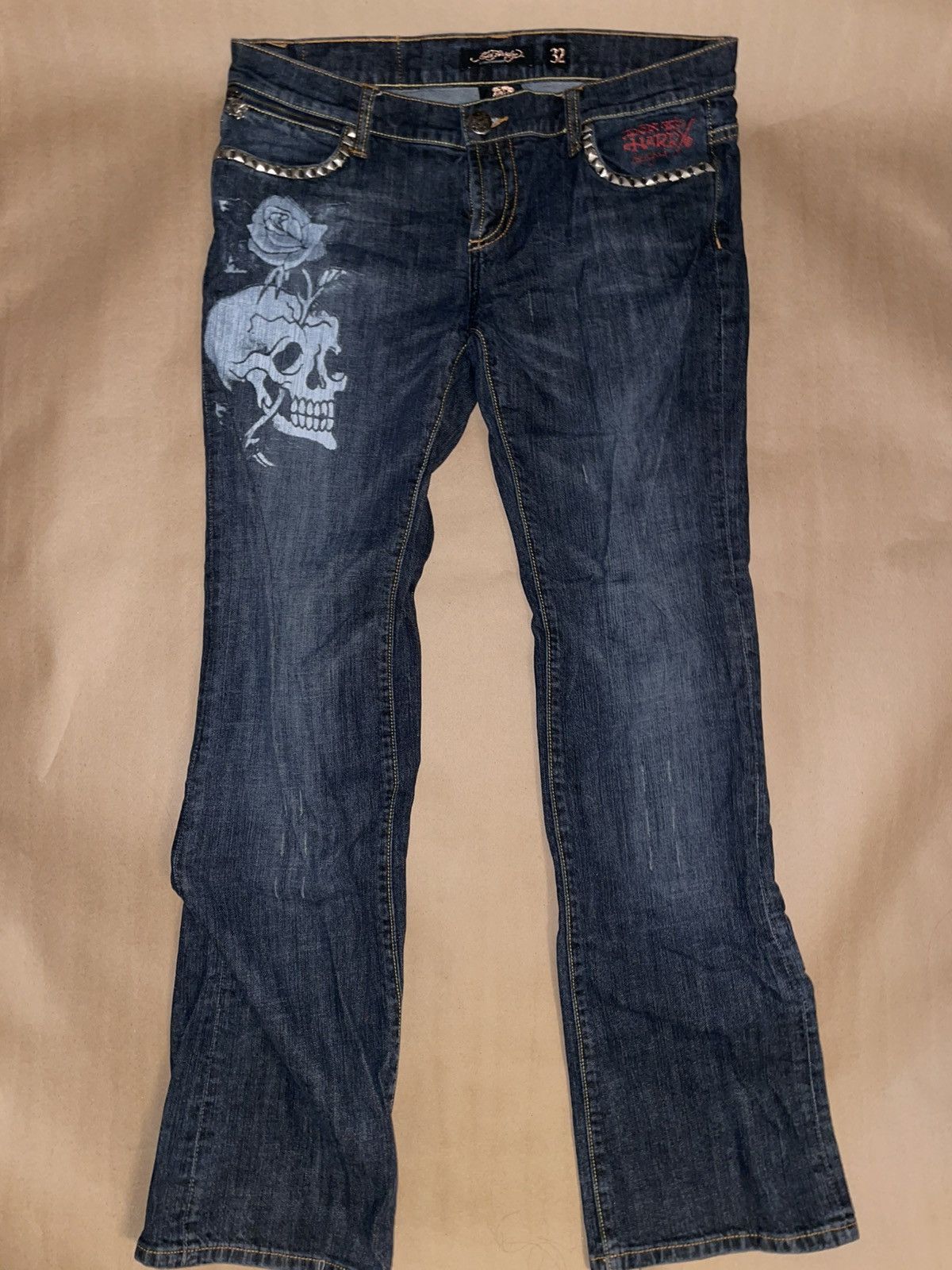 Ed Hardy boot cut jeans