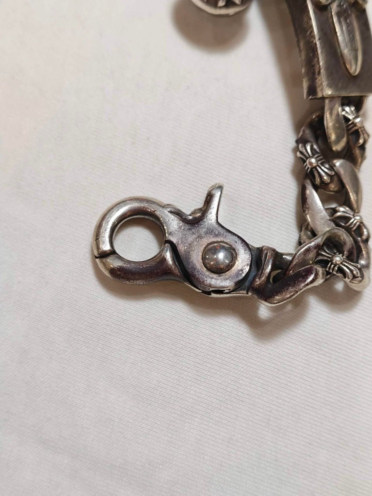 Chrome Hearts Chrome Hearts Dagger ID Bracelet Fancy Links Size ONE SIZE - 8 Thumbnail