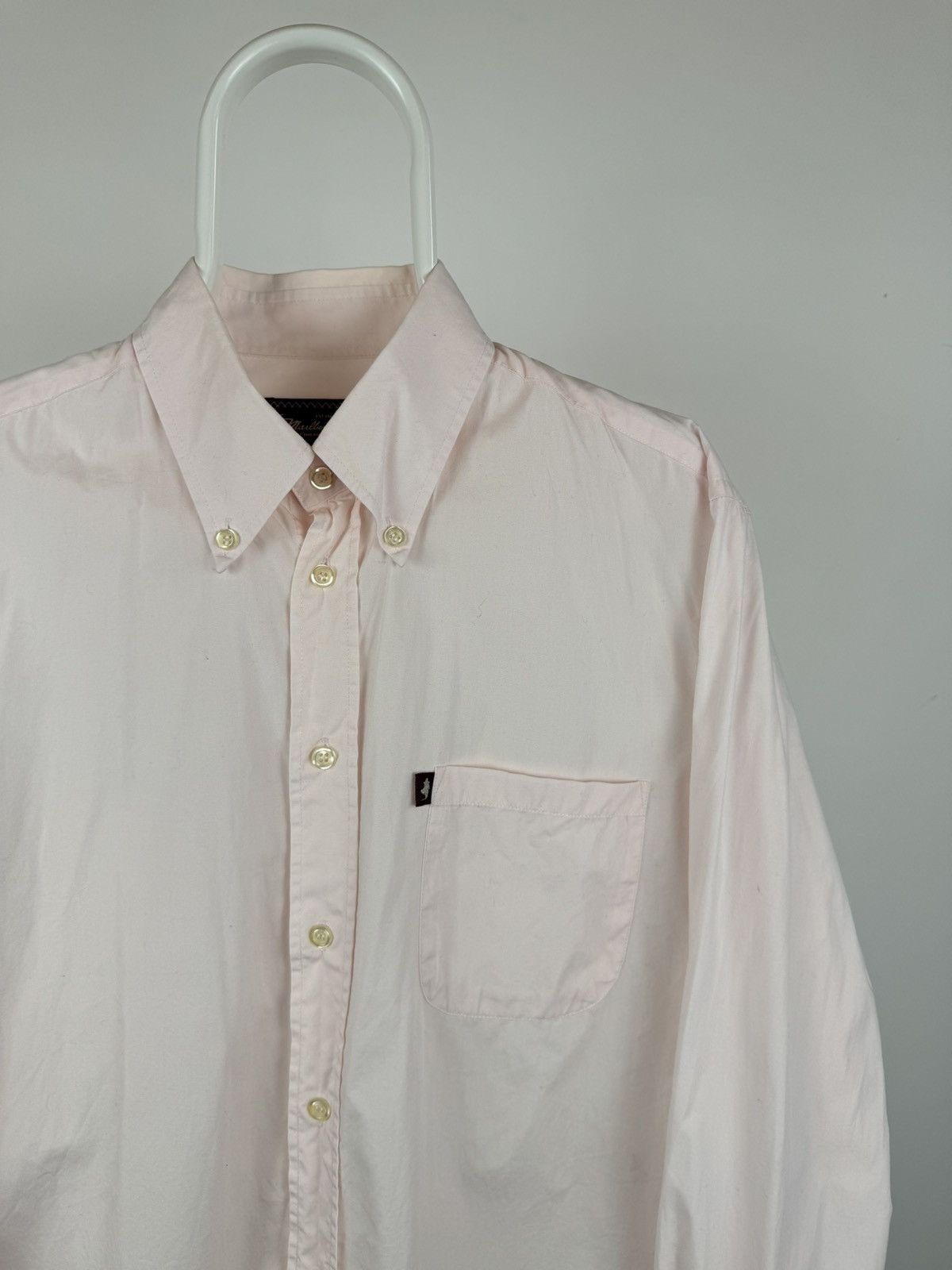 Marlboro Classics × Vintage Vintage Marlboro Classics Pink Long Sleeve Shirt Size US L / EU 52-54 / 3 - 2 Thumbnail