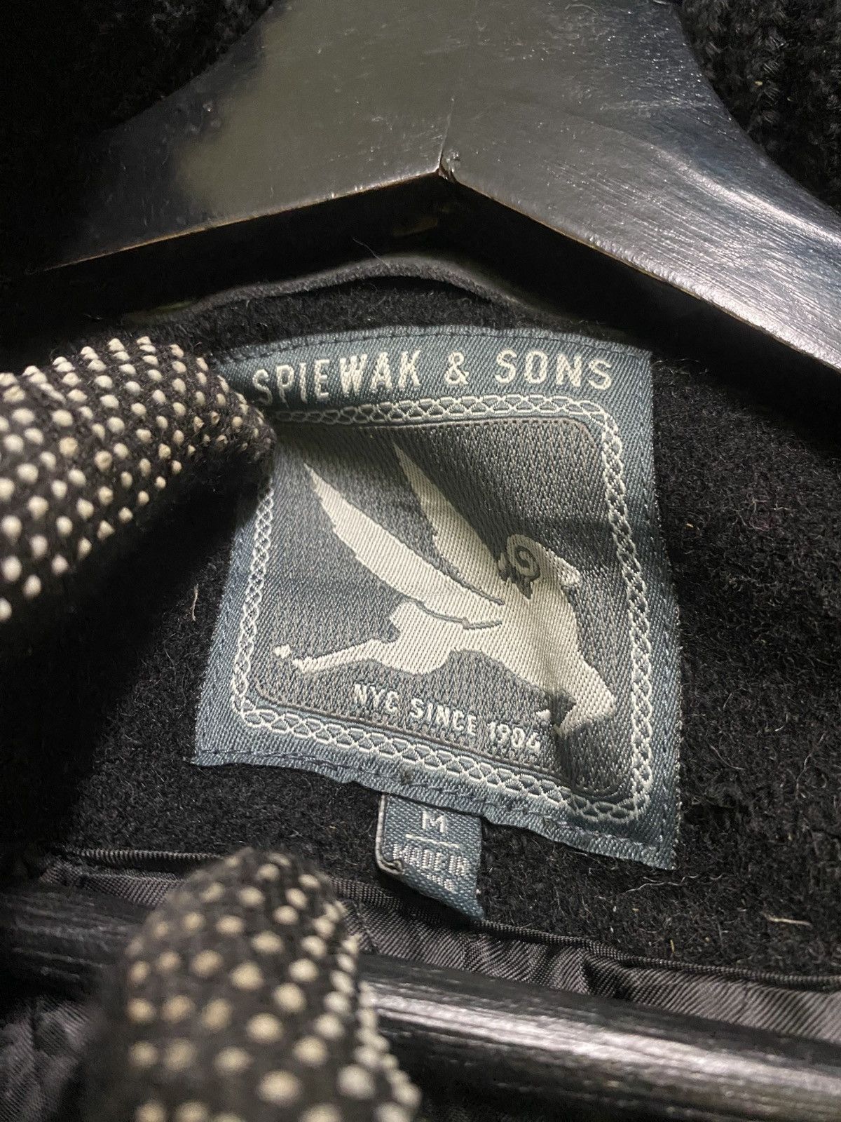I. Spiewak And Sons Vintage Spiewak Wool Jacket with Ribbed Shawl Collar Size US M / EU 48-50 / 2 - 10 Thumbnail