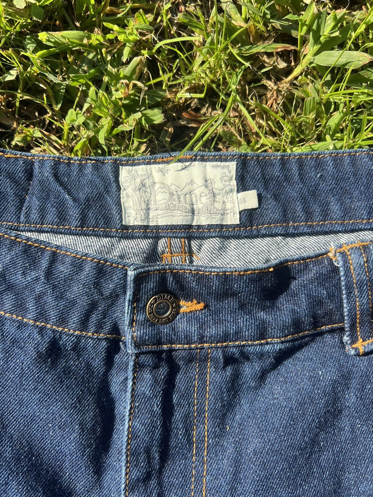 Dime Dime Denim Classic Jean Shorts - Indigo Size US 36 / EU 52 - 4 Thumbnail