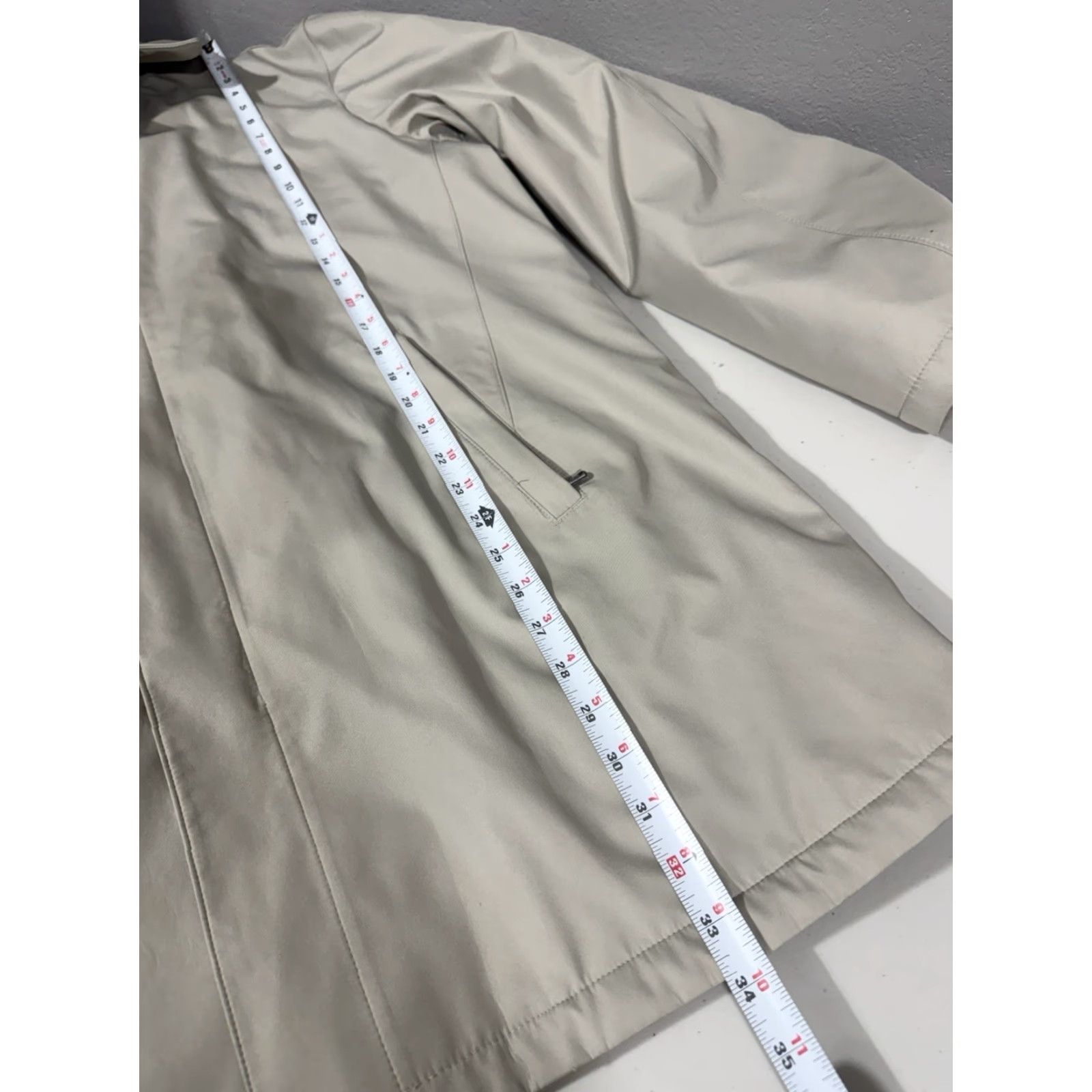 Michael Kors Michael Kors Mens Jacket Mid-Length Rain Coat Light Beige L Snap Zip Front Collared Pockets Designer Outdoor Womens? Size US L / EU 52-54 / 3 - 2 Thumbnail