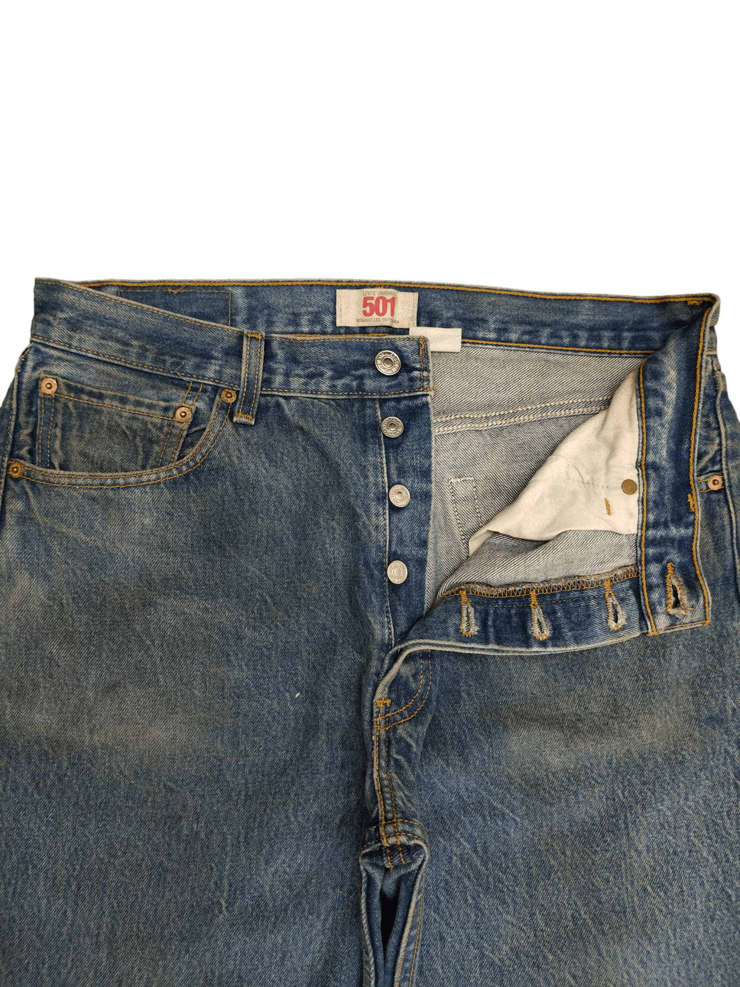 Levi's Vintage Levi's Lot 501 Sand Wash Denim Jeans Size US 33 - 6 Thumbnail