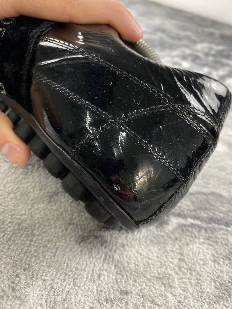 Dirk Bikkembergs Glossy Dirk Bikkembergs Glossy Leather Low Top Sneakers Size US 8 / IT 38 - 9 Thumbnail