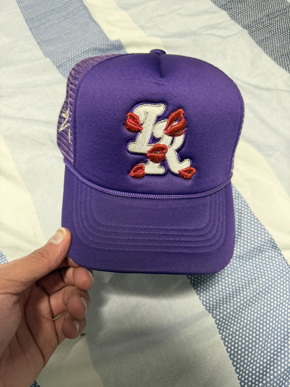 LaRopa La Ropa Purple Trucker Hat Size ONE SIZE - 1 Thumbnail