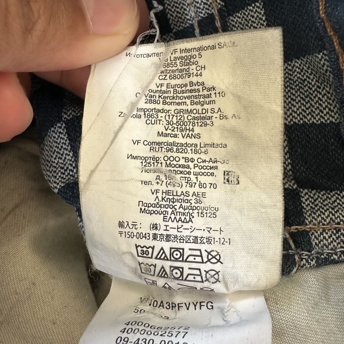 Japanese Brand Vintage WranglerXVans Limited Edition Rare Denim Jean Pant Size US 28 / EU 44 - 10 Thumbnail