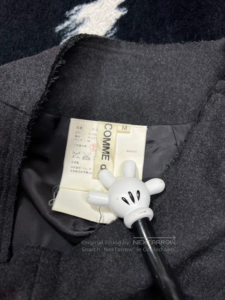 Comme des Garcons Comme Des Garcons size M Circular arc shaped wool overskir Size 22" - 5 Thumbnail