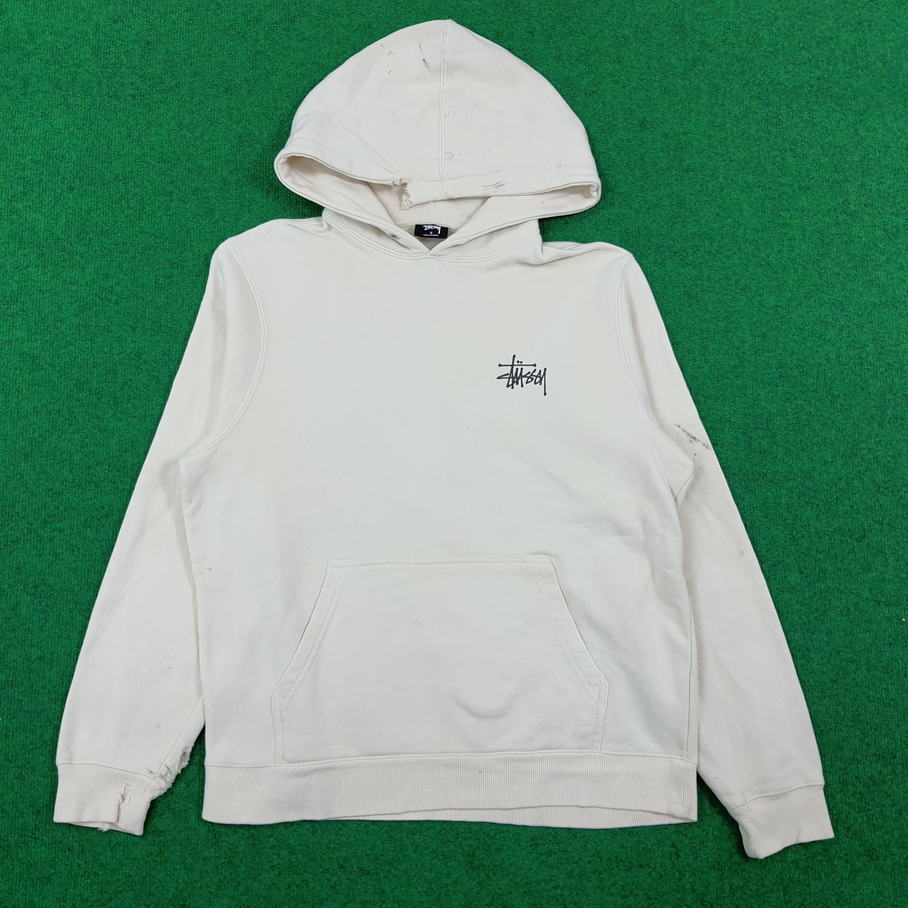 Stussy × Vintage Vintage Stussy Skate Streetwear Distressed Hoodie Size US M / EU 48-50 / 2 - 3 Thumbnail
