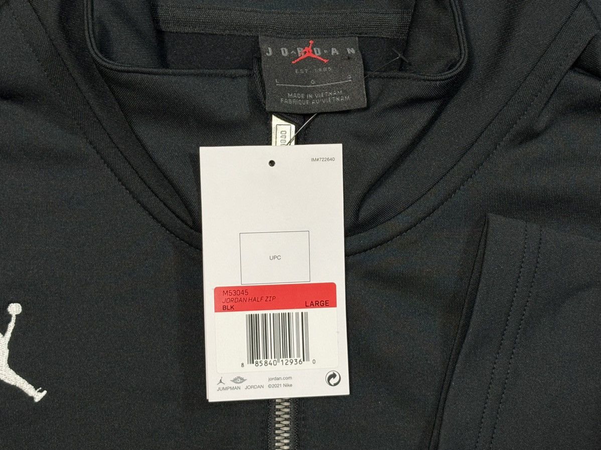 Nike Nike Air Jordan Mens Dri-Fit 1/2 Half Zip Jacket Top M53045 Size US L / EU 52-54 / 3 - 8 Thumbnail