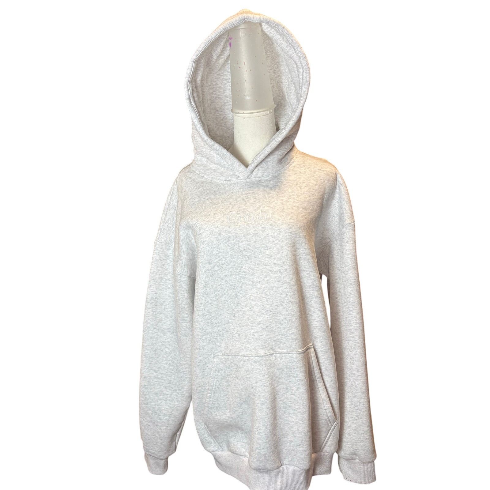 Other NEW Minimalist Comfrt Hoodie - Unisex Large Grey Size US L / EU 52-54 / 3 - 5 Thumbnail