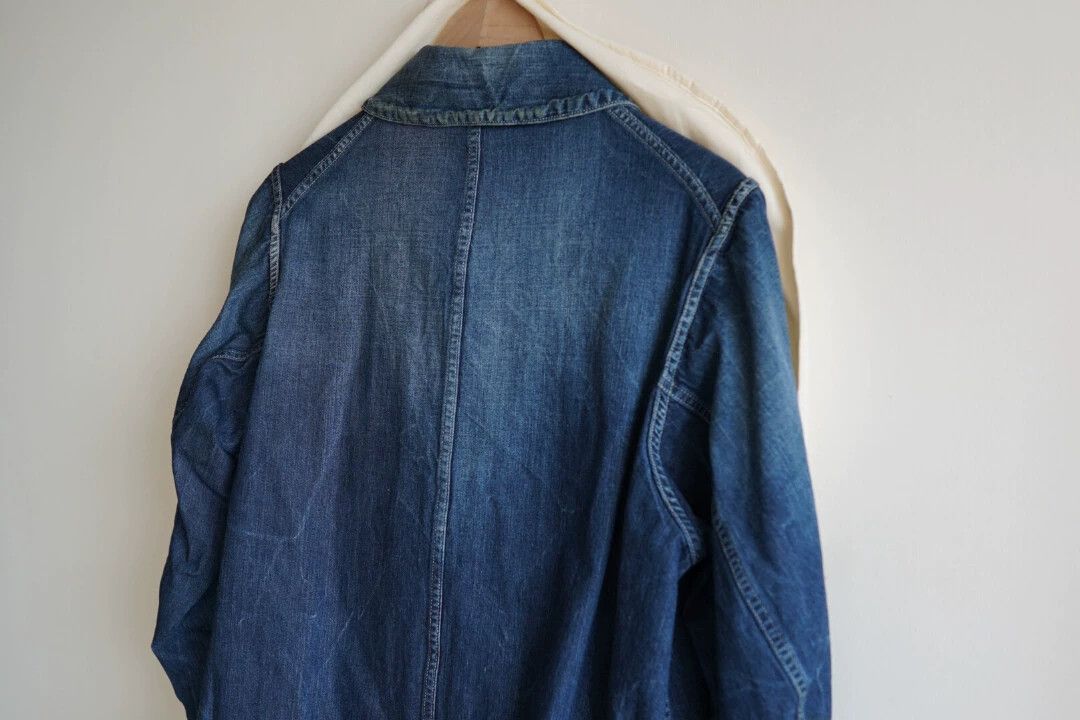 Visvim visvim grease monkey coat denim dry wash ink-splatter size 2 Size US M / EU 48-50 / 2 - 5 Thumbnail