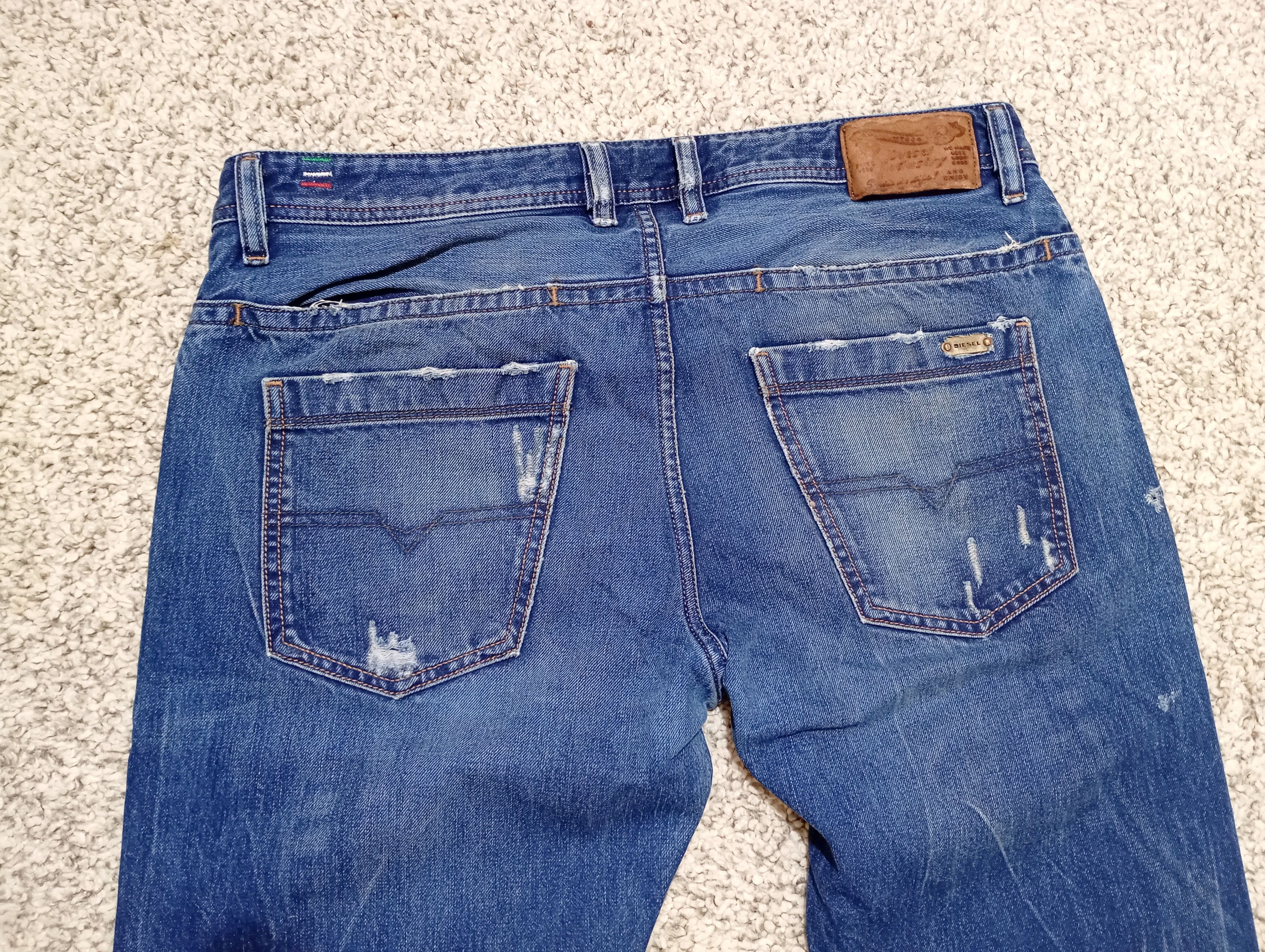 Diesel Diesel Bleu Eyecons 2011 Edition Distressed Vintage Pants Size US 32 / EU 48 - 9 Thumbnail