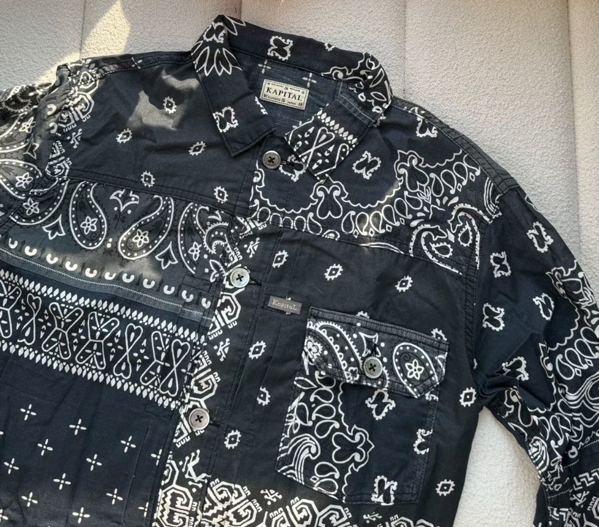 Kapital KAPITAL Hirata Kazuhiro Pure Cotton Cashew Flower Shirt Size US L / EU 52-54 / 3 - 3 Thumbnail