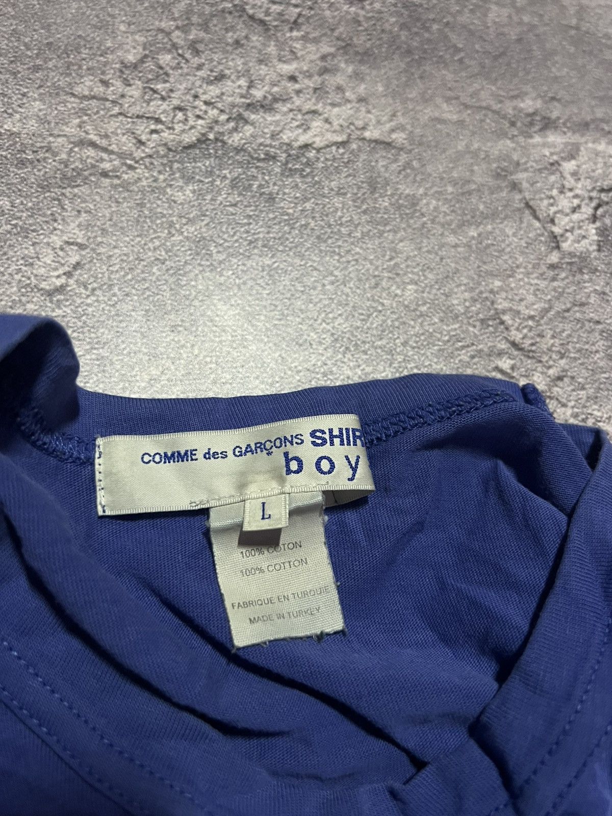 Comme des Garcons SHIRT RARE Comme Des Garcons CDG Shirt Tee Japanese Brand Size US L / EU 52-54 / 3 - 4 Thumbnail