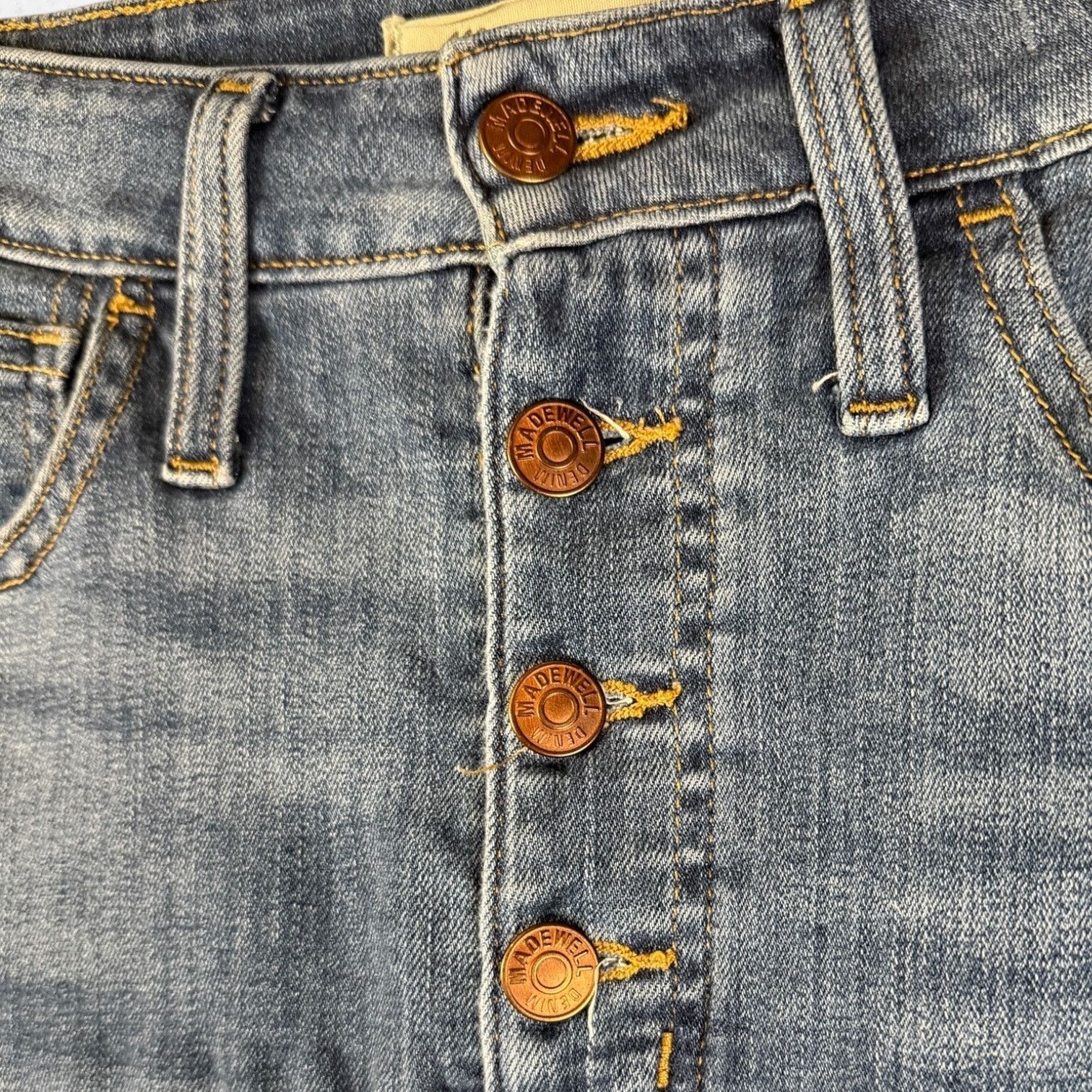 Madewell Madewell Curvy Roadtripper Women's 27 High-Rise Button-Fly Size 27" / US 4 / IT 40 - 5 Thumbnail